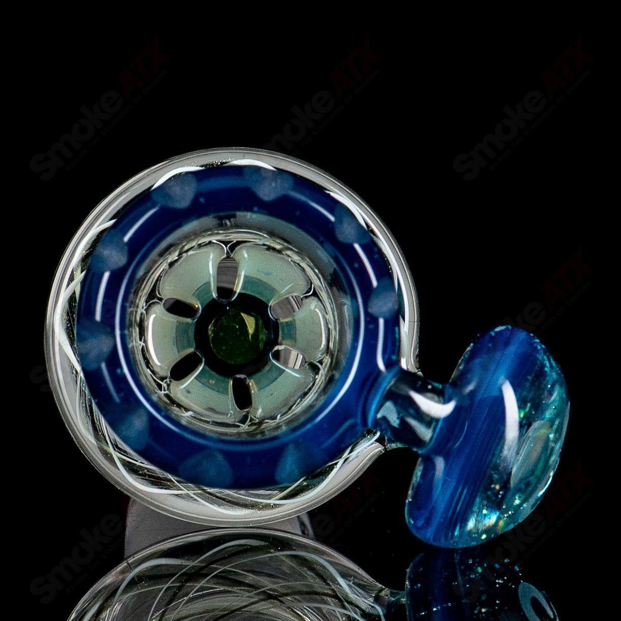 Mobius 45 T V1 waterpipe with splash trap, stereo matrix, and matrix circle glass elements for 2025.