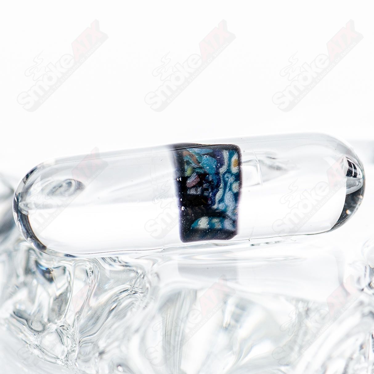 Four-piece Starry Night Slurper set by Grimm Glass featuring colorful, artistic glass pieces for smoking or display.
