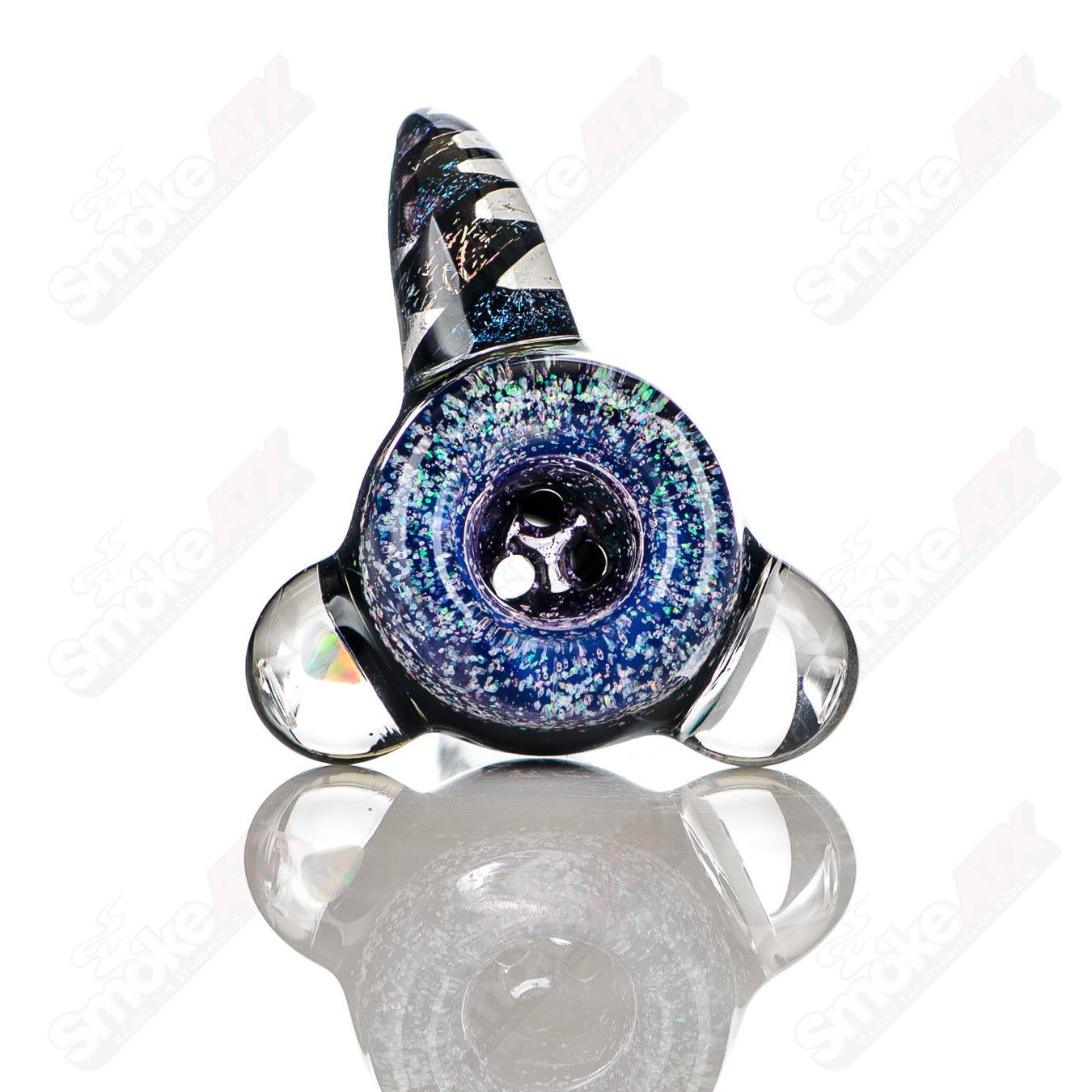 5 14mm Color Worked Slide Bowl Jeremy from Oregon - Smoke ATX