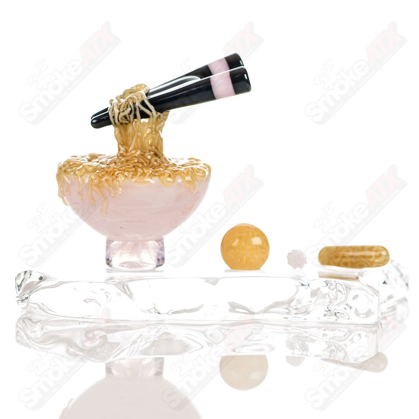 5 Noodle Slurper Set Dojo Glass - Smoke ATX