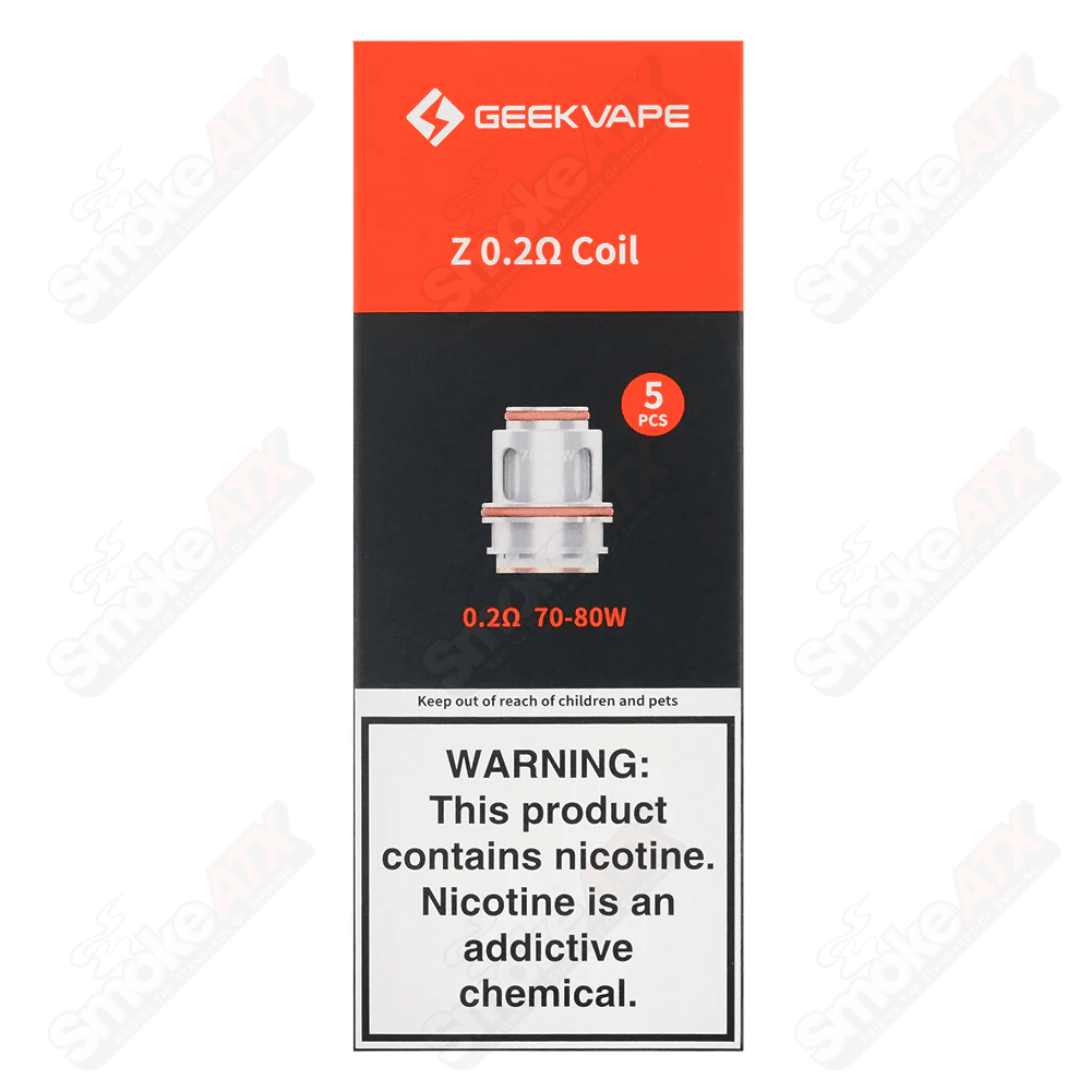 5 PCS 0.2ohm Z Coil Geek Vape - Smoke ATX
