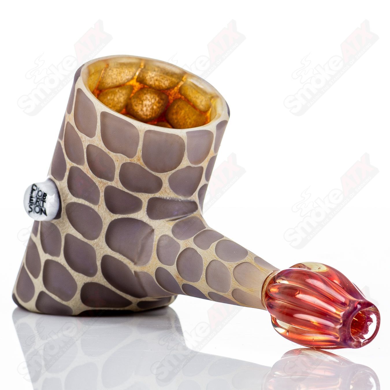 Glass Puffco Proxy attachment by Robertson Glass, showcasing the sleek 5 Proxy attachment designed for Puffco devices.