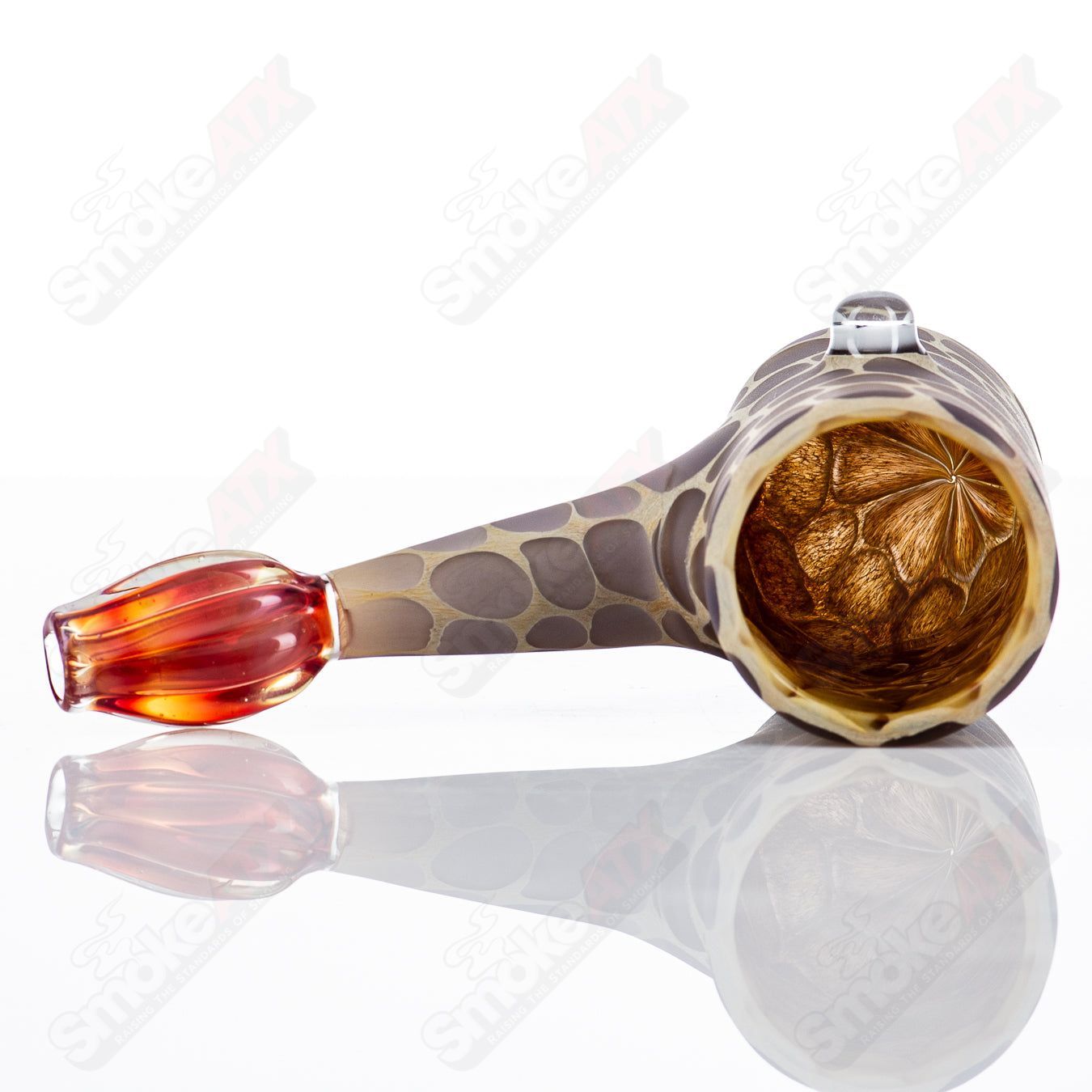 Glass Puffco Proxy attachment by Robertson Glass, showcasing the clear, custom-designed 5-proxy top for enhanced vapor experience.