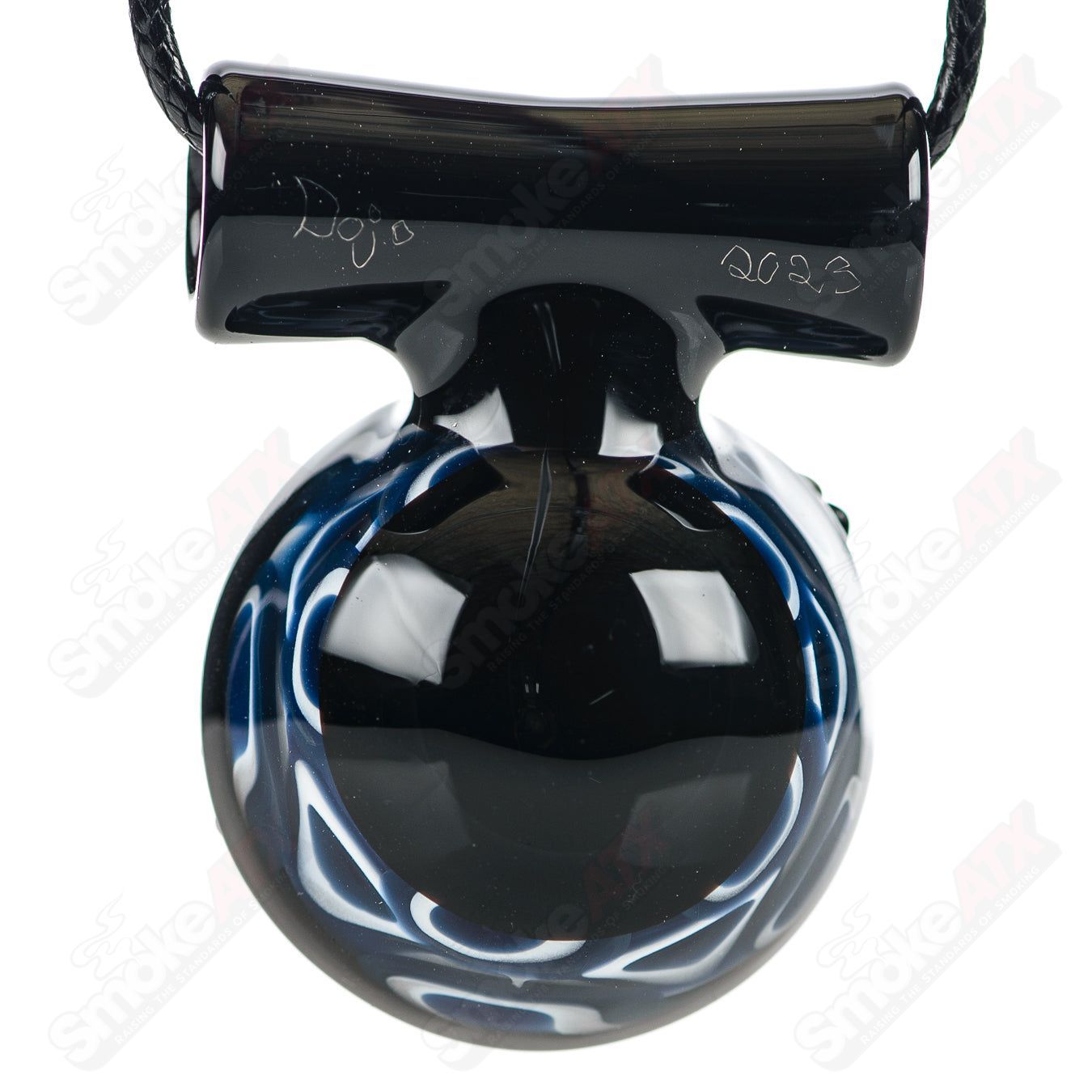 Colorful Dojo Glass #5 Ramen Pendant featuring detailed glass craftsmanship, perfect for heady glass jewelry enthusiasts.