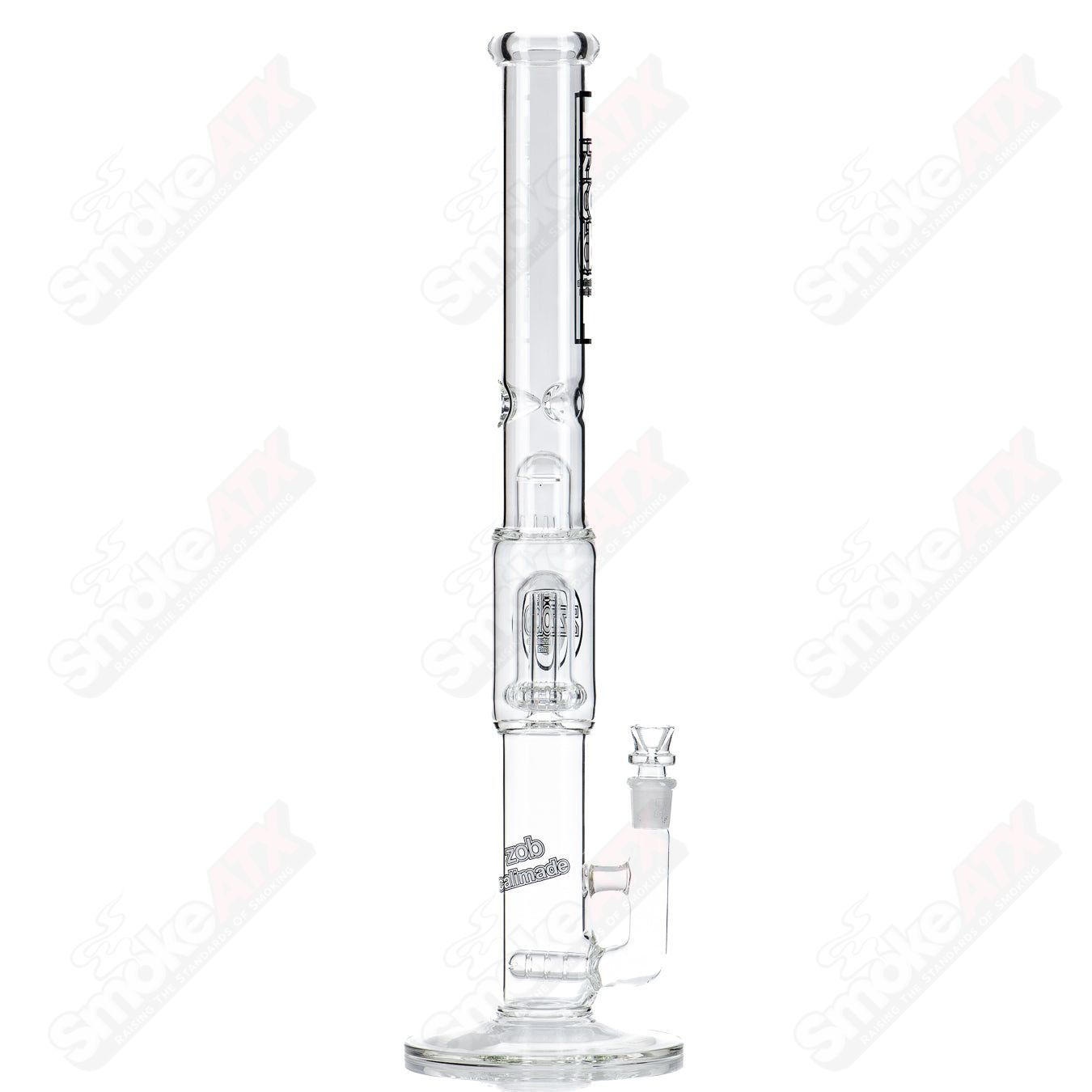 50mm Fixed UFO Straight Inline (Black/White) ZOB - Smoke ATX