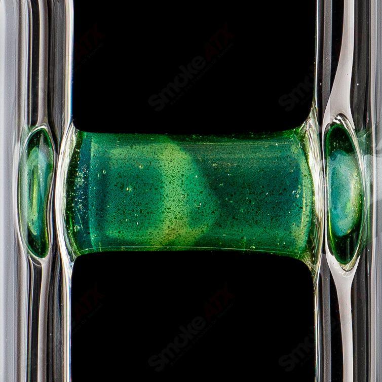 Sovereignty Glass 50x5 G-Line Minor Accent straight glass tube with Millie Sovereignty design, clear and cylindrical in appearance.