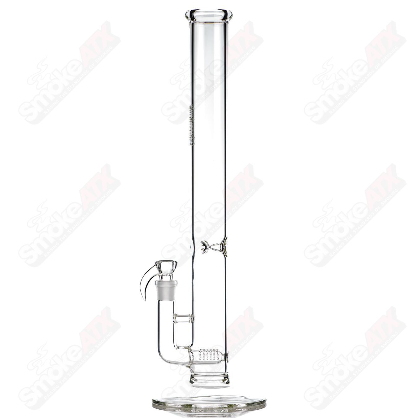 Clear 50x5 Stemline Sovereignty glass straight tube with sleek design, showcasing smooth glass craftsmanship by Sovereignty Glass.