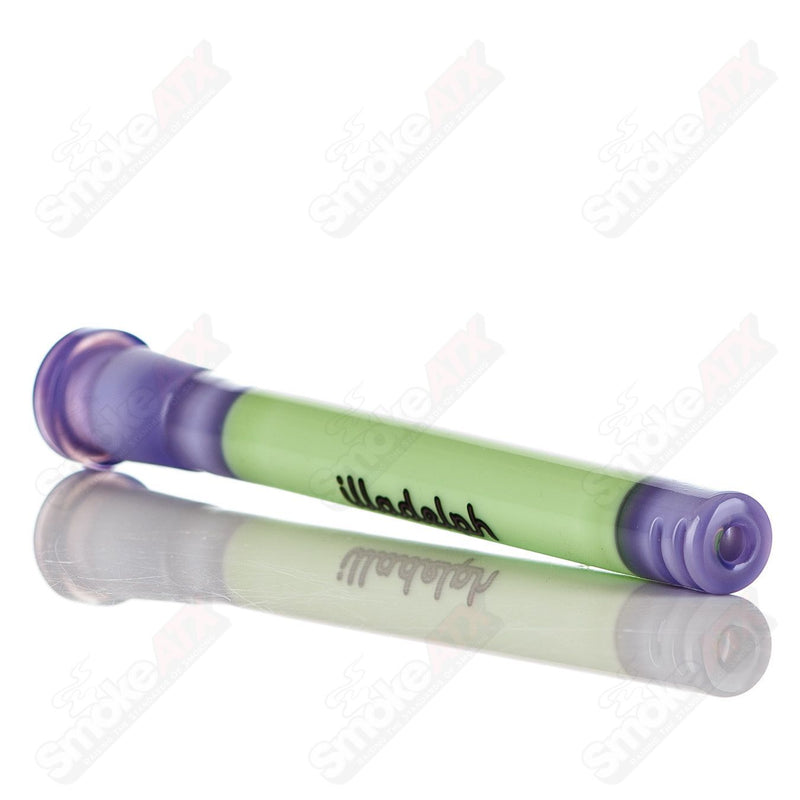 Illadelph Encalmo Downstem (Milky Purple/Mint Green/Black & Silver Label) - Smoke ATX