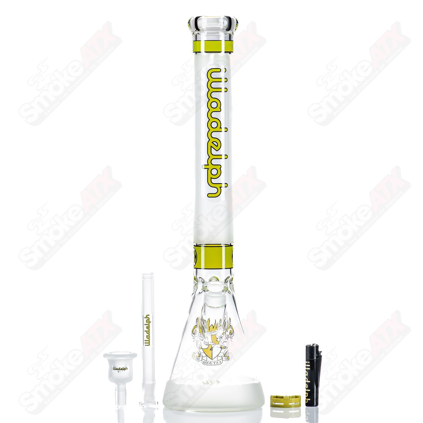 5mm Frosted Medium Beaker (Lime) Illadelph - Smoke ATX