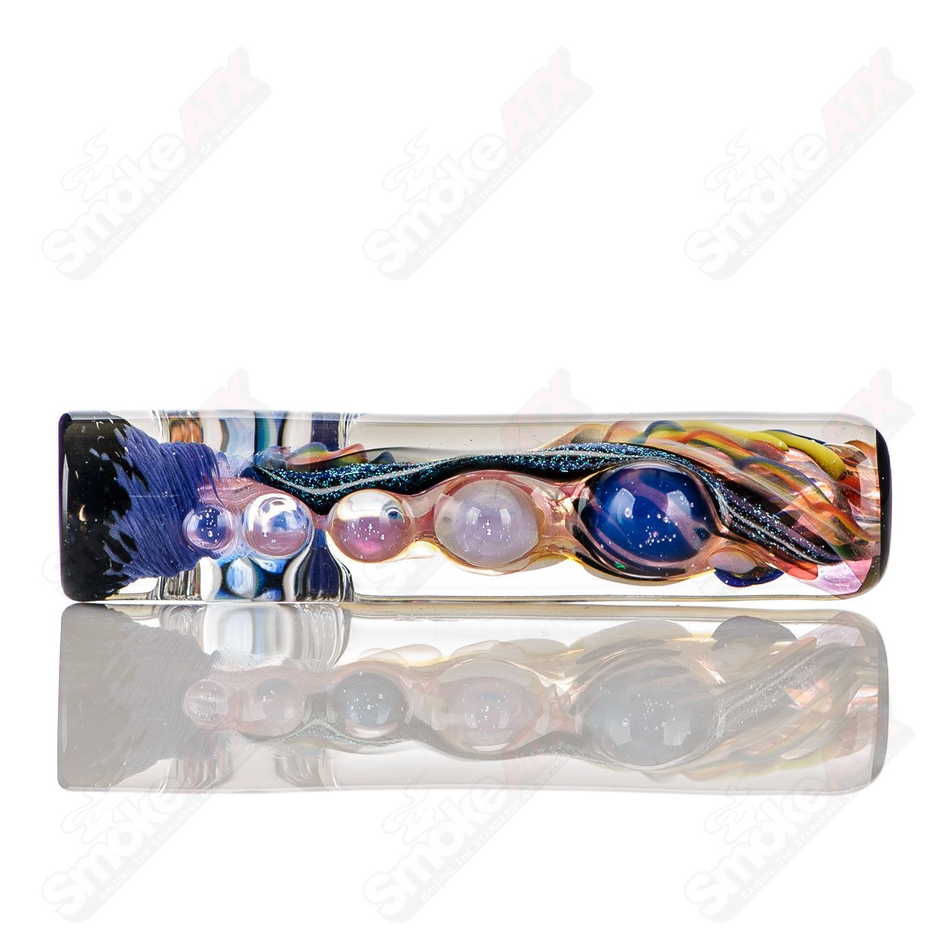 6 Color Worked IO Chillum Jeremy from Oregon - Smoke ATX