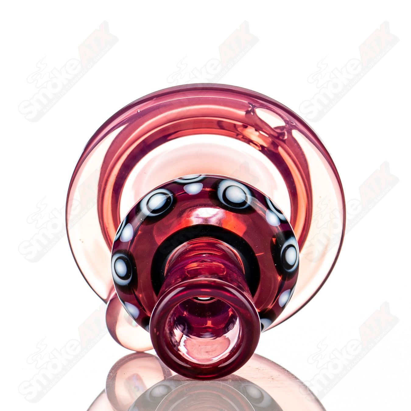 Heady Glass Puffco Top by Geoff Made featuring a 6-dot-stack dry design for Indo X vaporizer.
