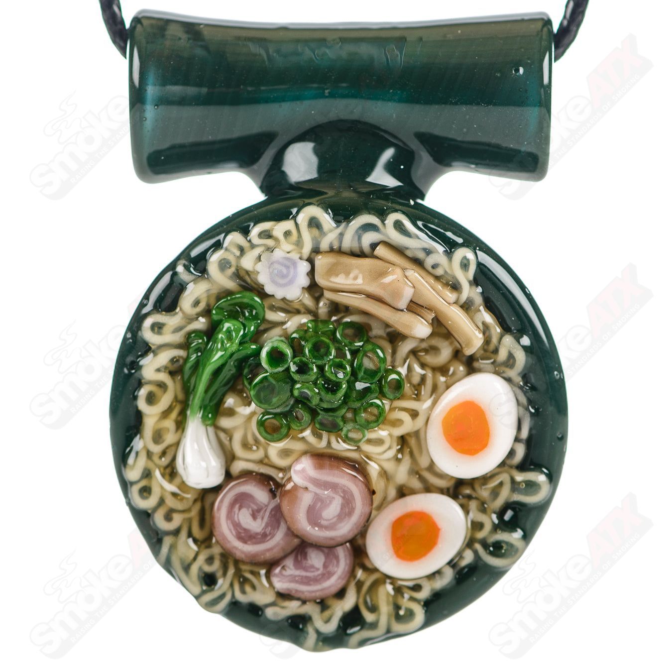 6 Ramen Pendant Dojo Glass - Smoke ATX