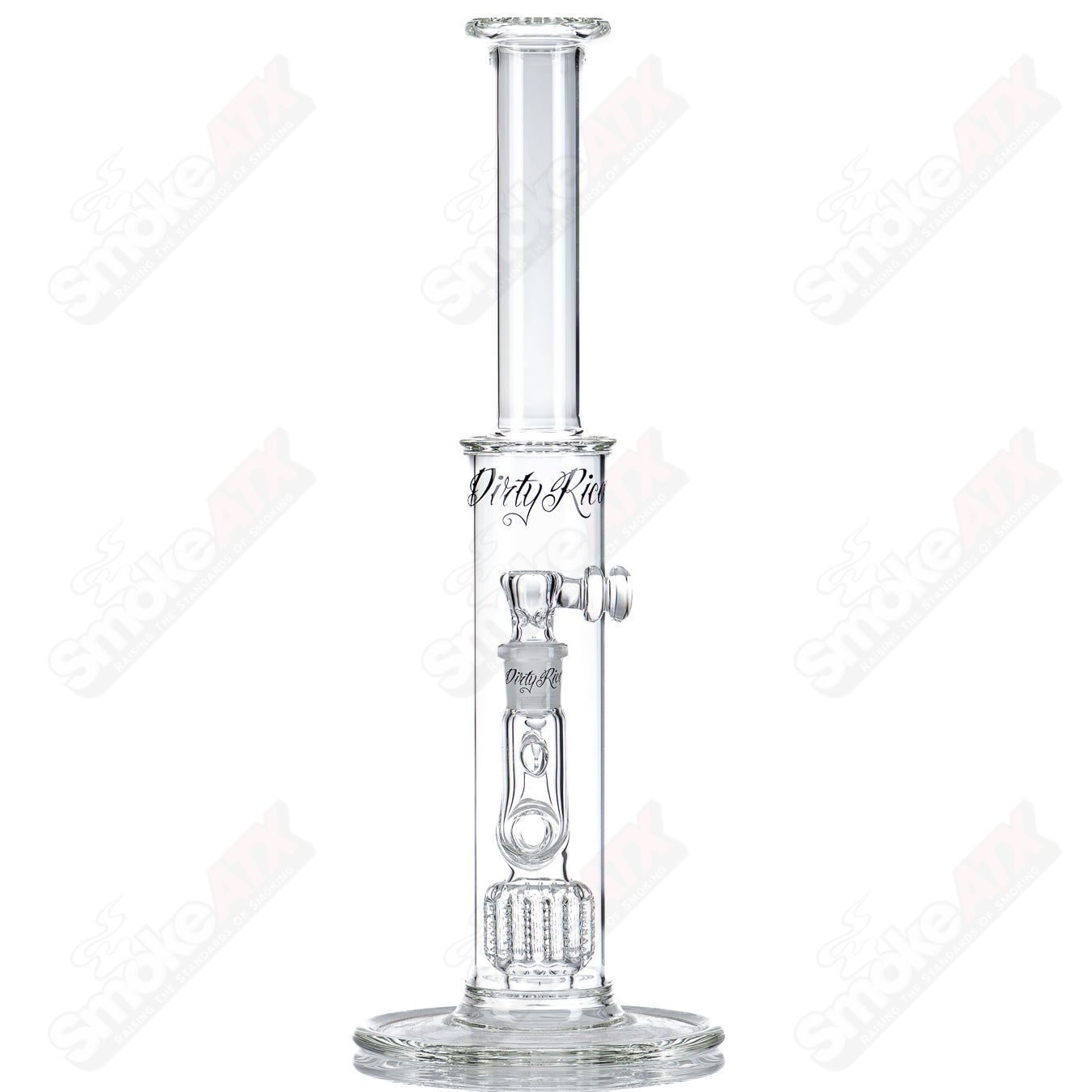 60mm Straight w/ Custom Apocoline Perc Dirty Rico - Smoke ATX
