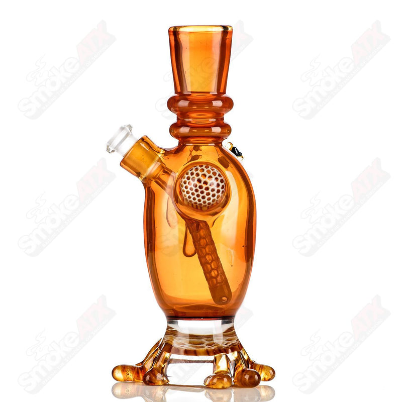 Amber Honeycomb Lamp Set Joe P Glass - Smoke ATX