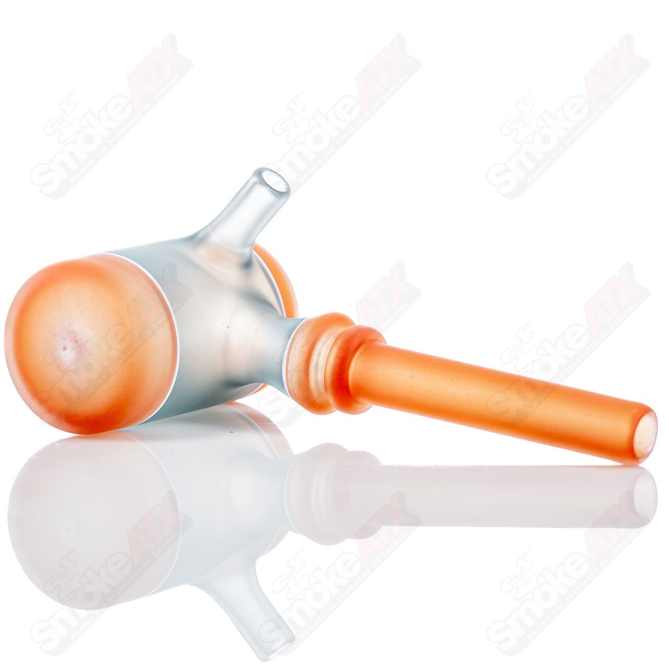 Colorful Kirkland Glassworks #7 Color Poker heady glass hand pipe with vibrant rainbow hues and intricate glass design.