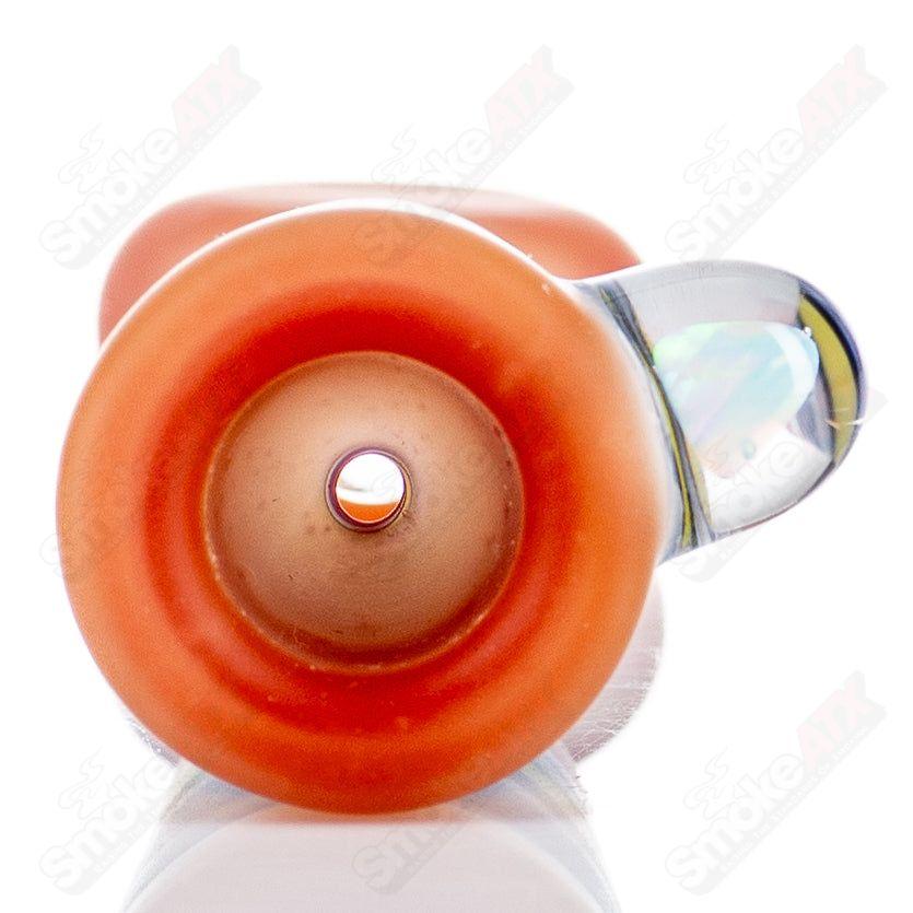 Kirkland Glassworks Wig Wag Chillim, a colorful heady glass chillum with intricate wig wag design and vibrant glasswork details.