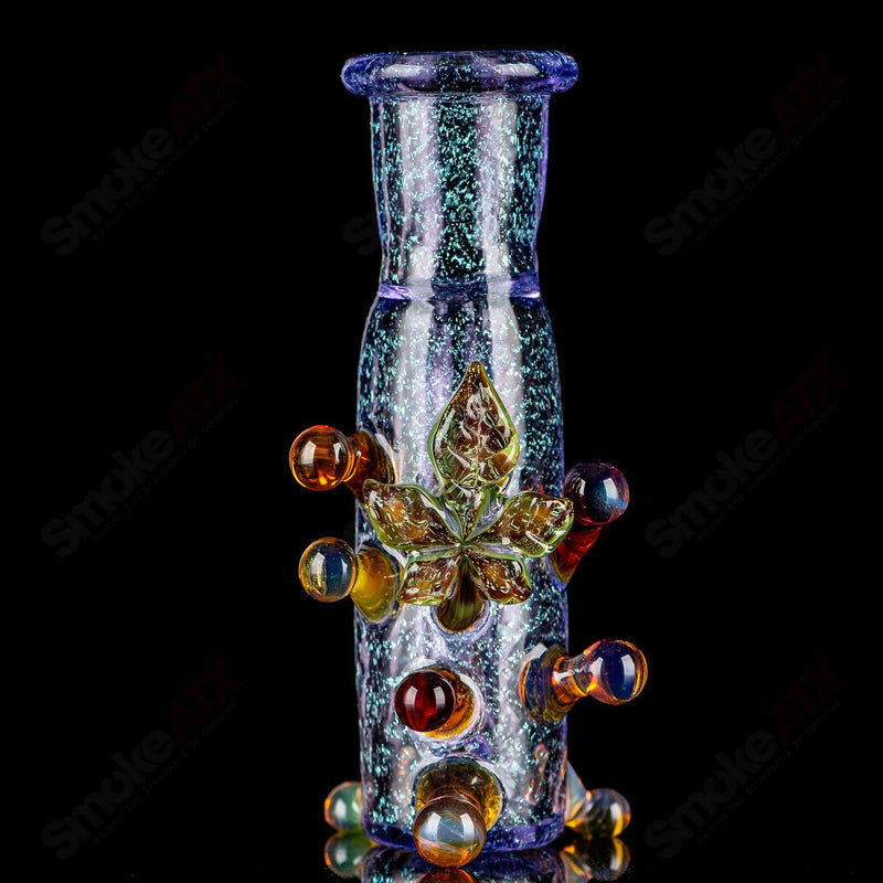 Purple Dichro Ash Catcher (UV Leaf) Mr. Gray - Smoke ATX