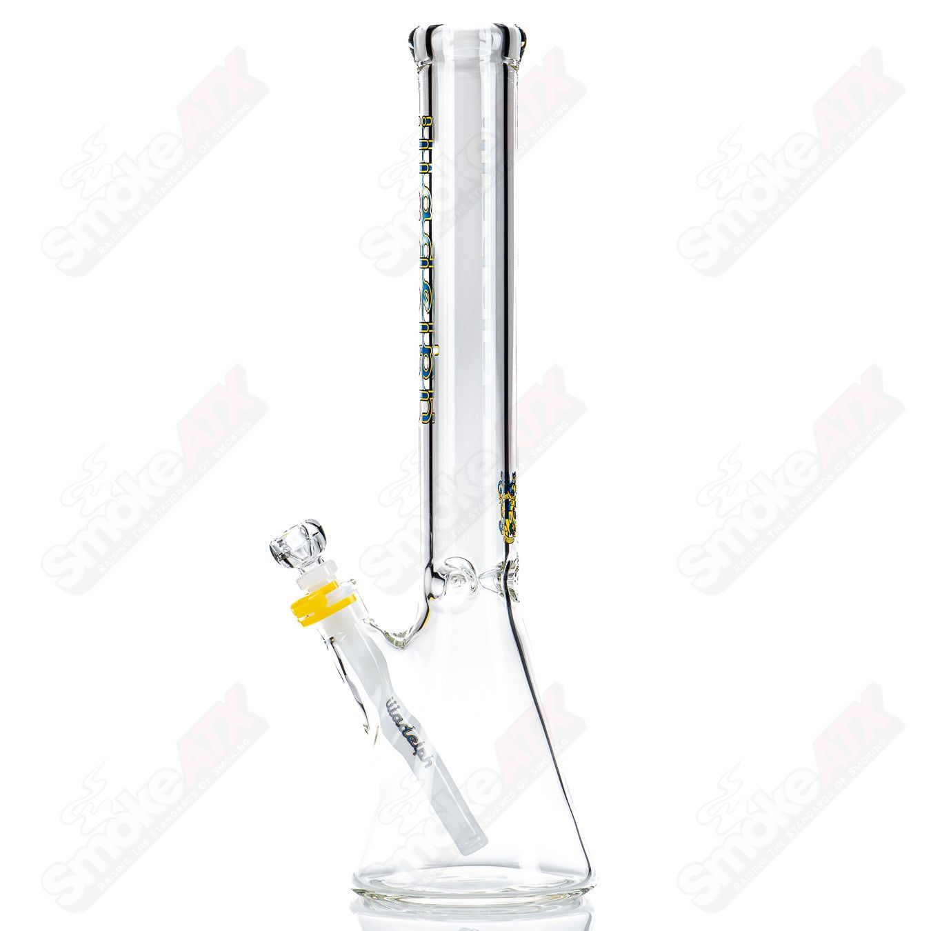 7mm Short Beaker (Blue/Yellow) Illadelph - Smoke ATX