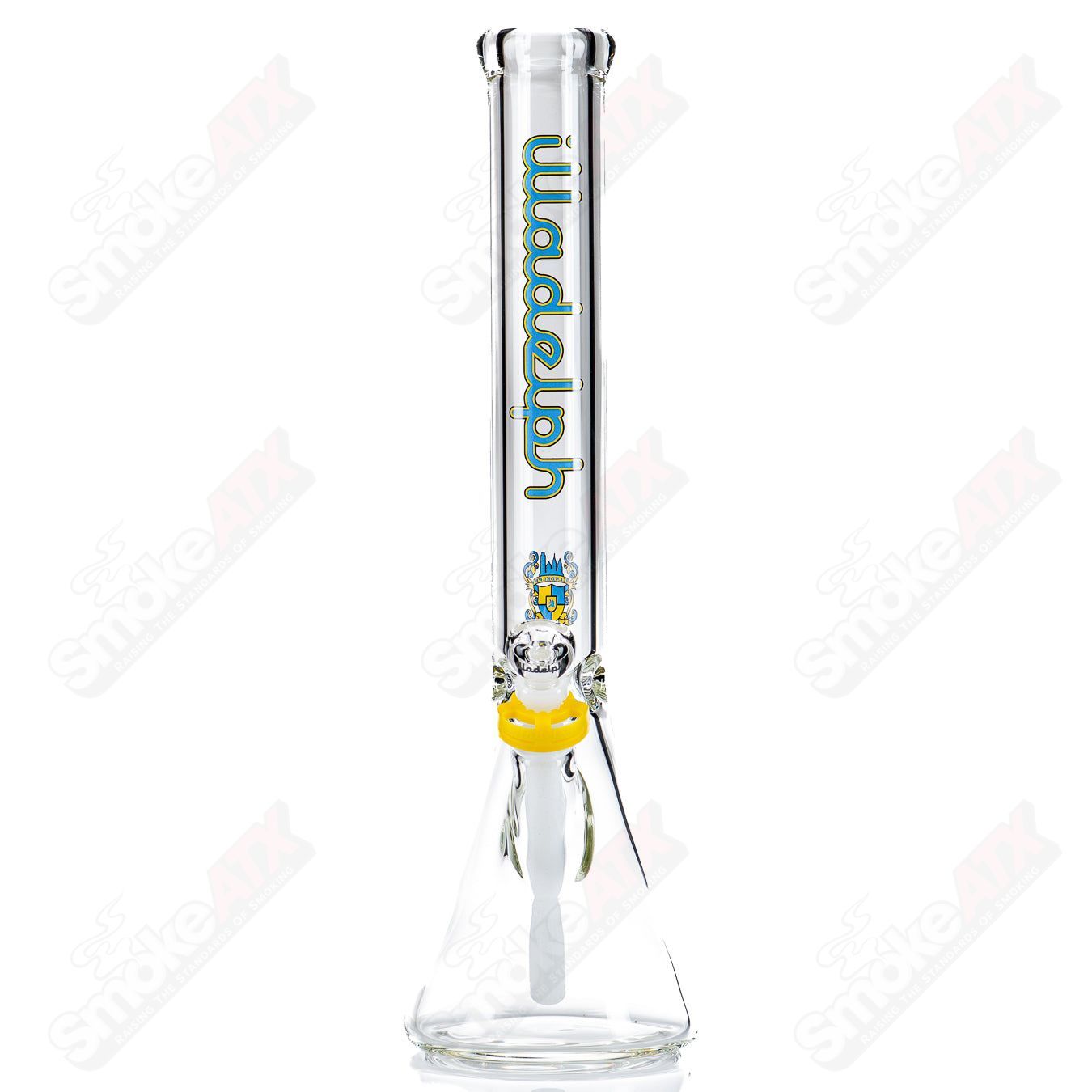7mm Short Beaker (Blue/Yellow) Illadelph - Smoke ATX