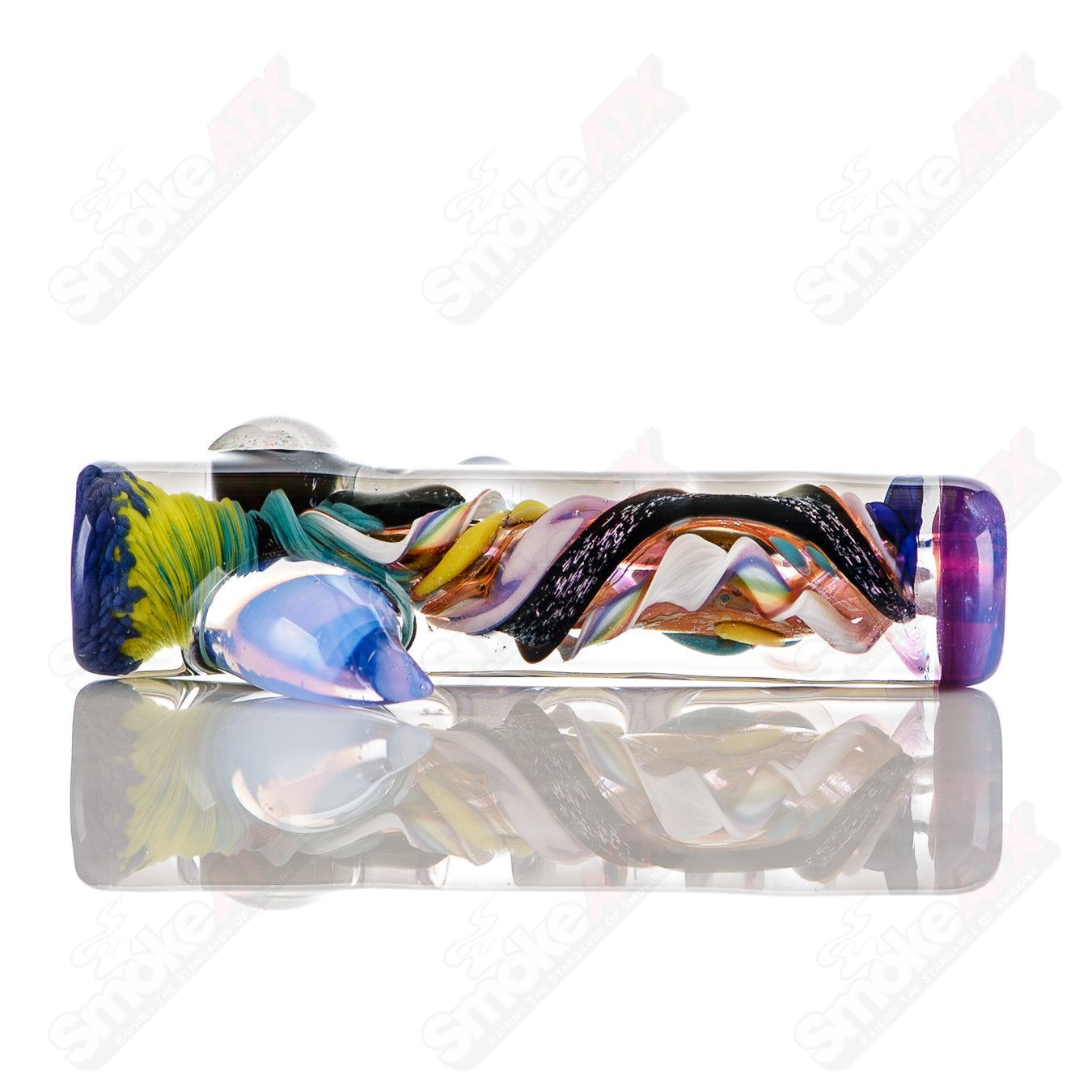 8 Color Worked IO Chillum Jeremy from Oregon - Smoke ATX