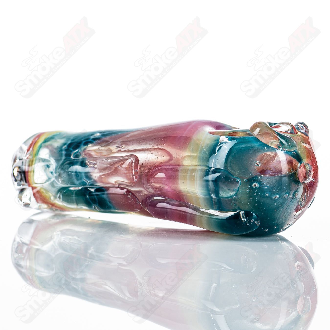 Glass pipe called #84 Spoon by Nobody, featuring a clear glass design with a rounded bowl and smooth mouthpiece.