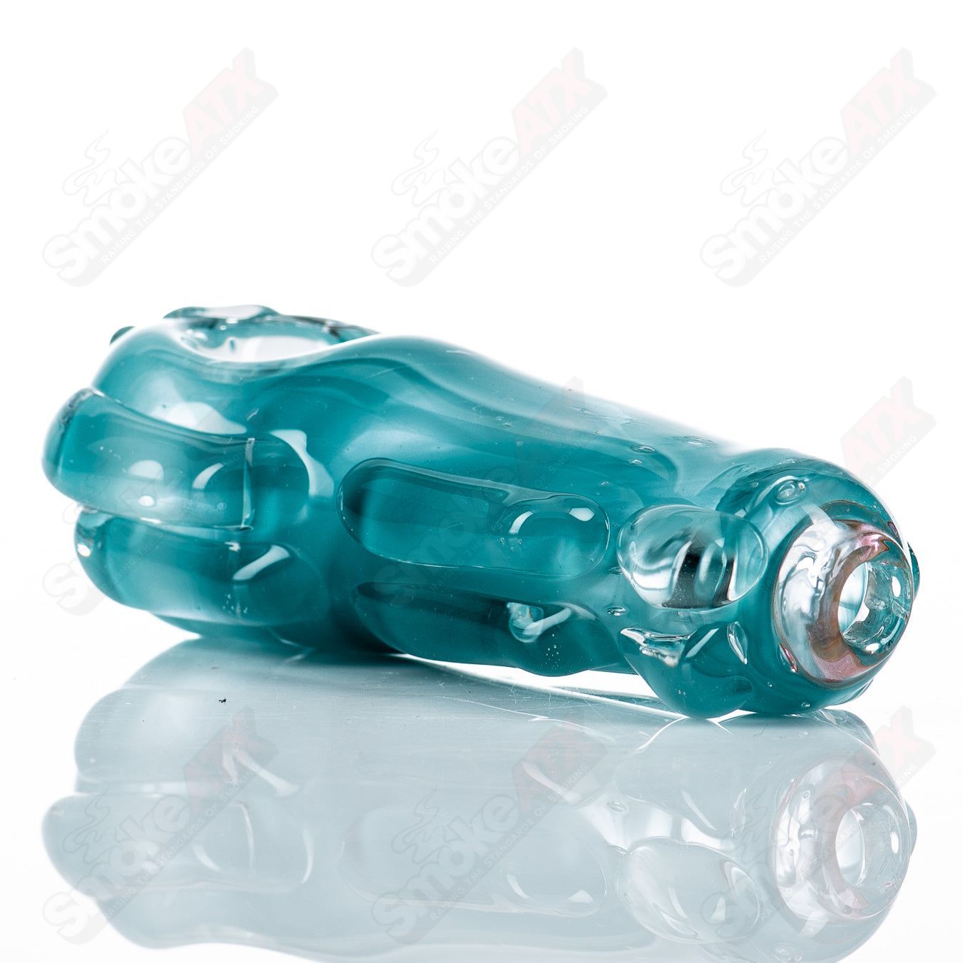 Glass pipe, Nobody's #85 Spoon Glass, featuring clear glass design with a rounded bowl and straight stem for smoking.