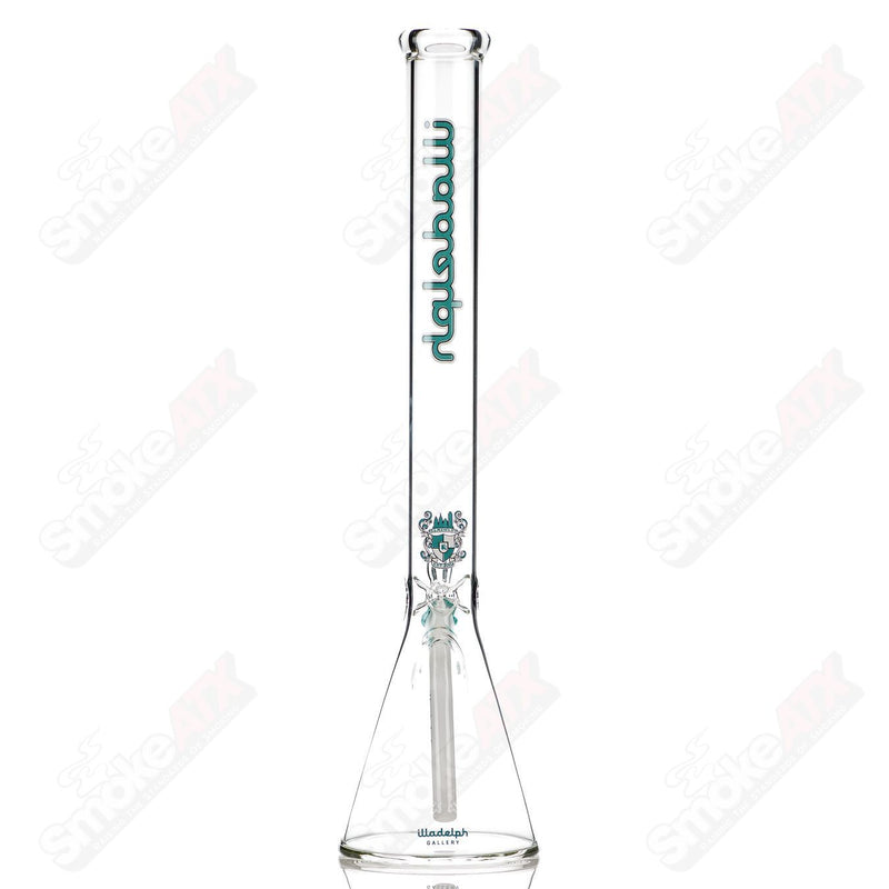 21" 5mm (Teal) Tall Beaker Illadelph - Smoke ATX