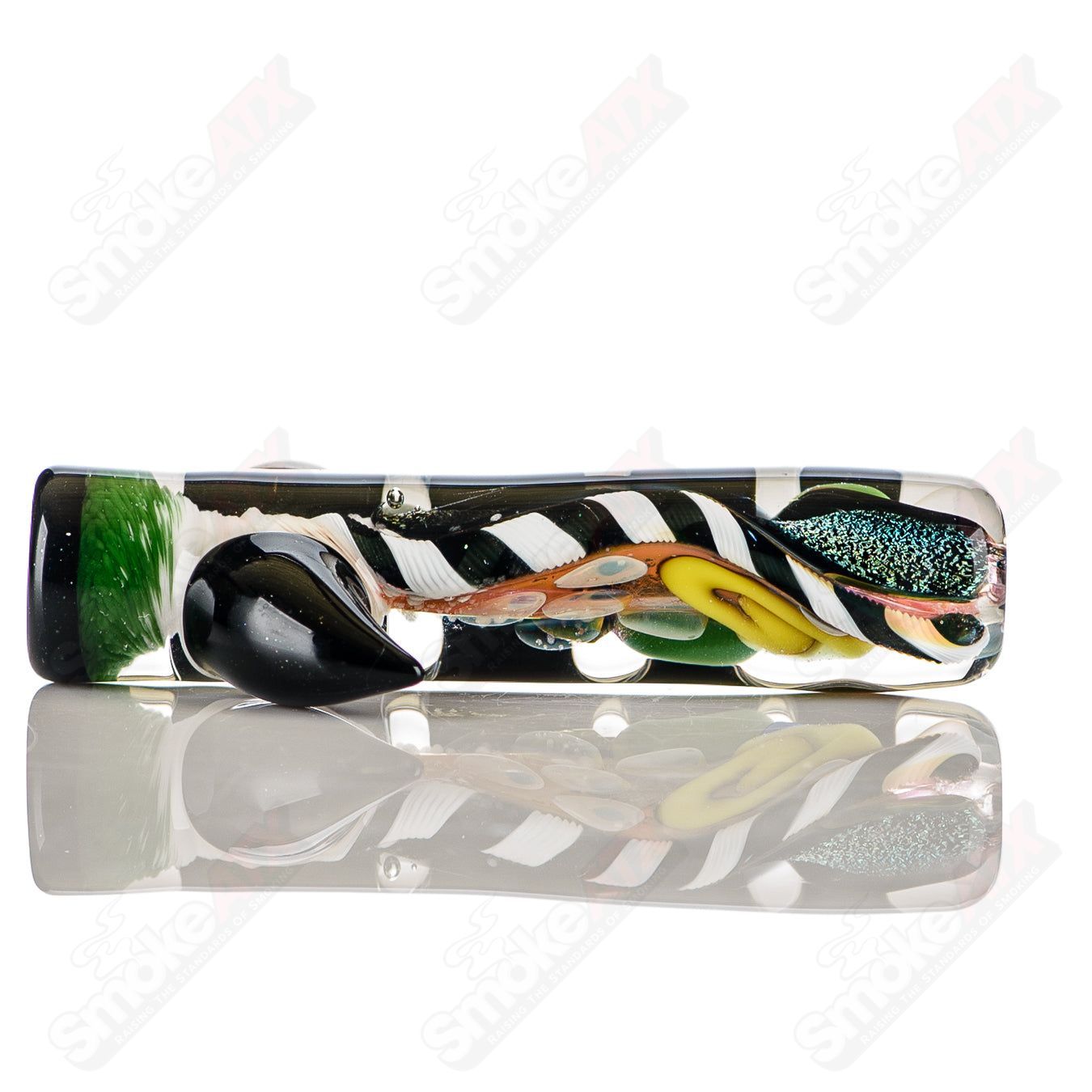 9 Color Worked IO Chillum Jeremy from Oregon - Smoke ATX