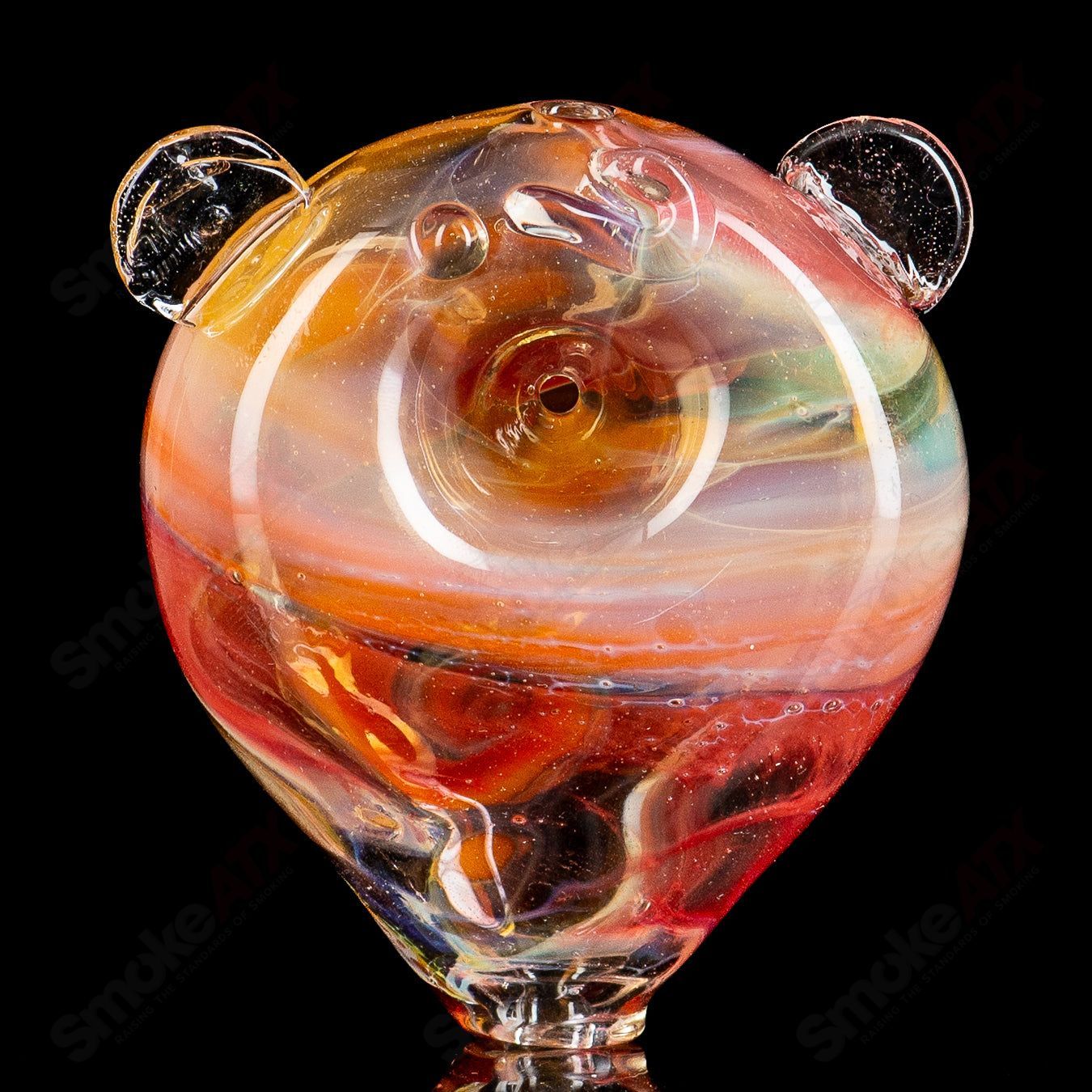 #2 Cat Head (Seastorm) Pipe Glass by Nobody - Smoke ATX 