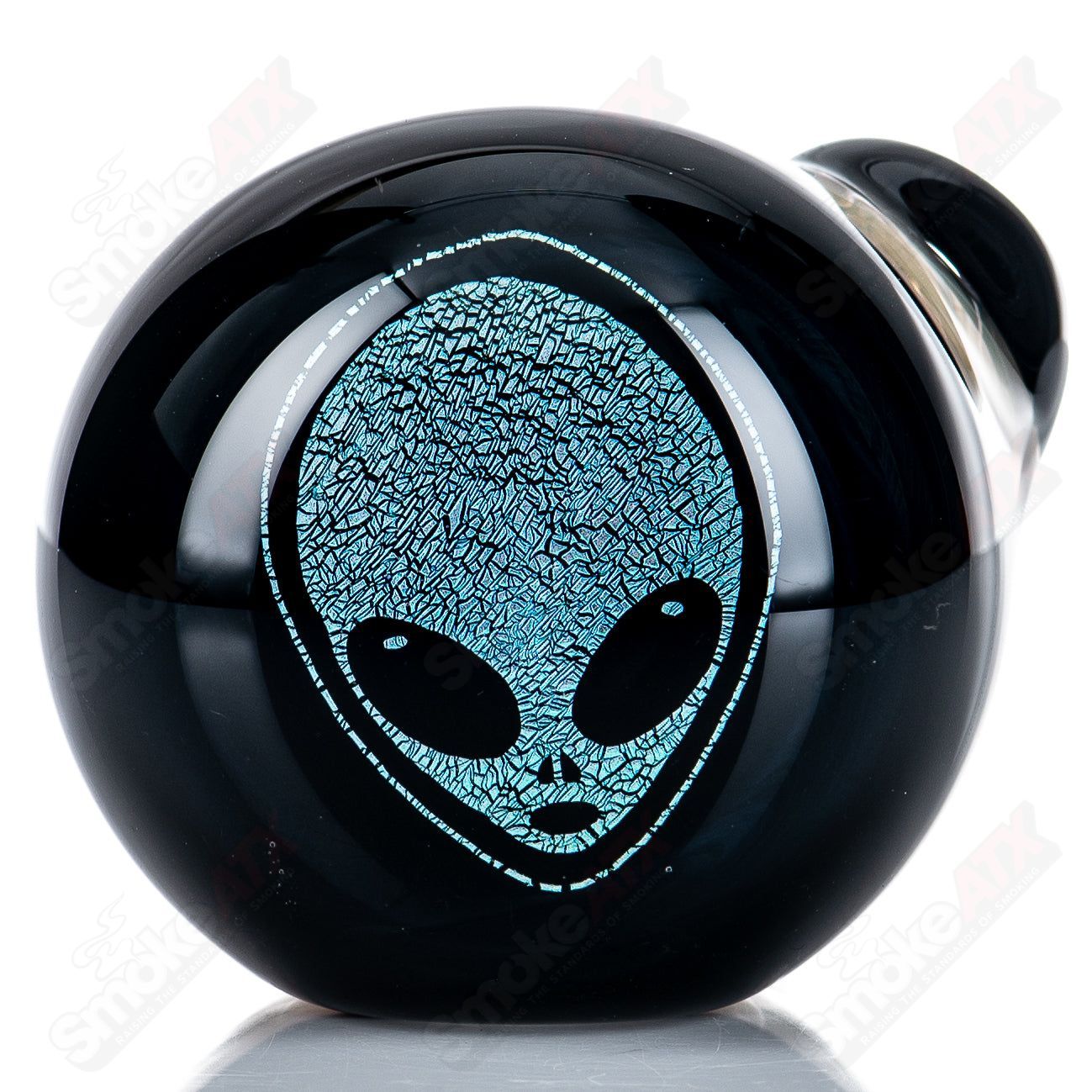 Alien Dichro Image Spoon by Talent Glass - Smoke ATX