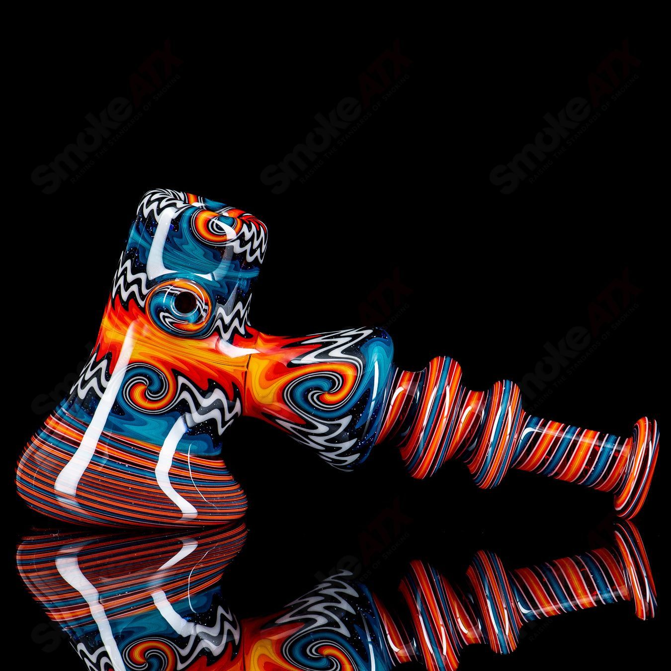 Art of Hustle Glass Wig Wag Hammer - Smoke ATX