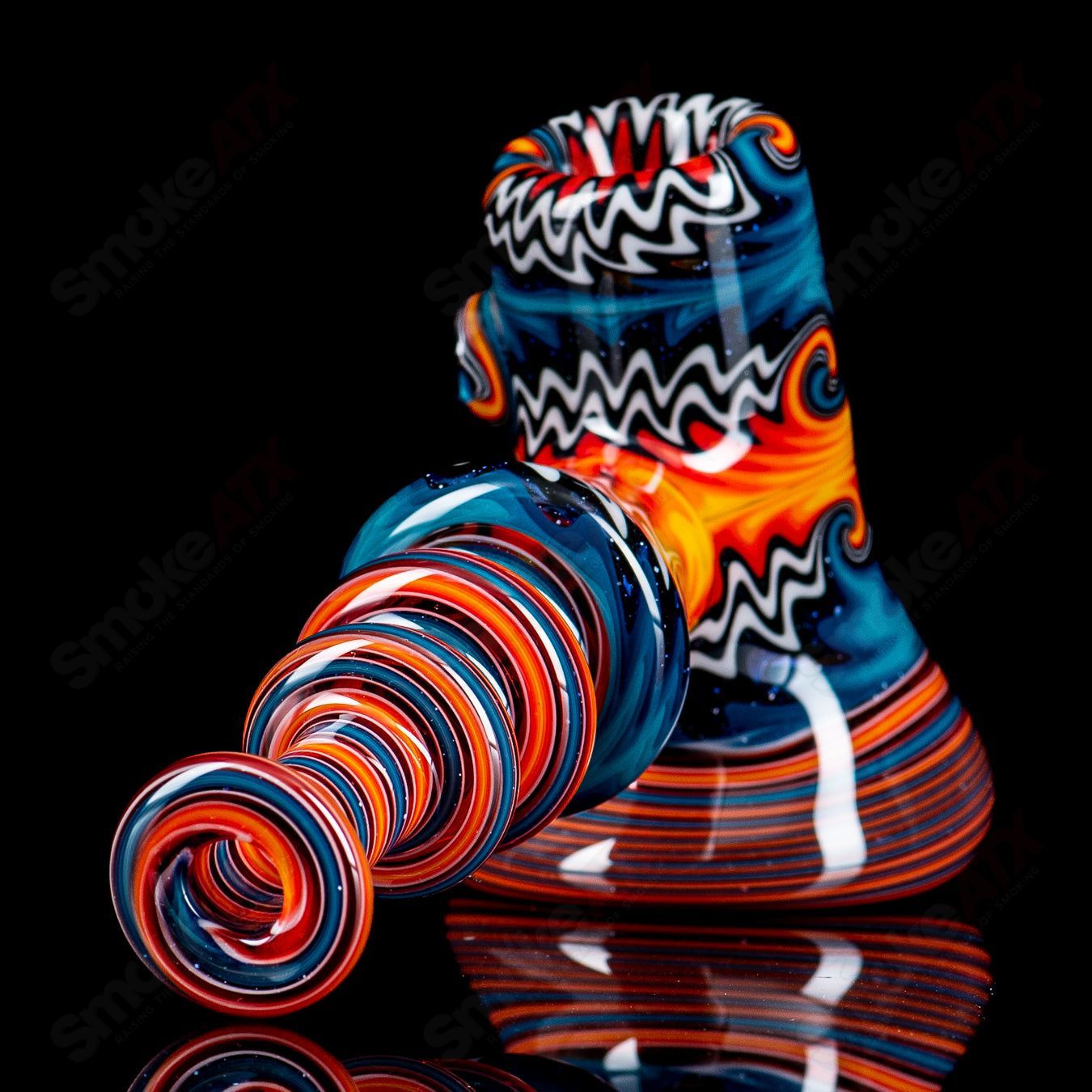 Art of Hustle Glass Wig Wag Hammer - Smoke ATX