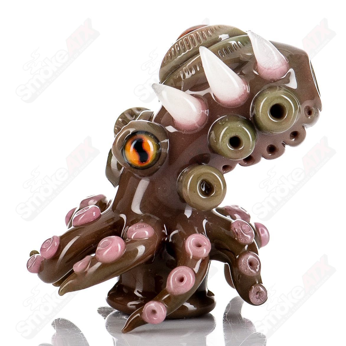 Spanish Olive Pivot Mouthpiece by SALT x Burtoni - Smoke ATX 