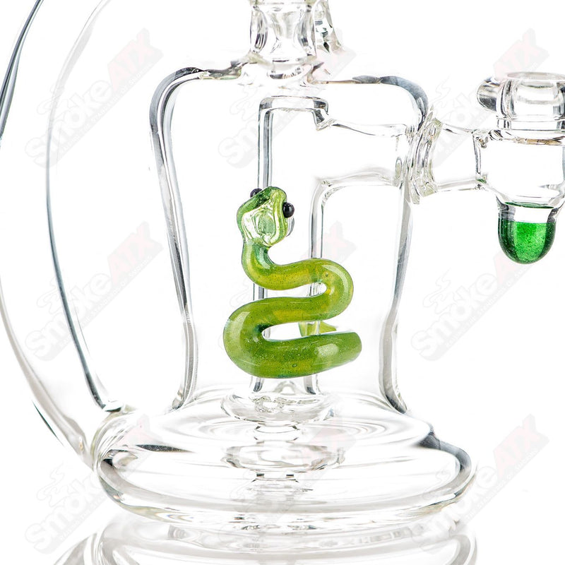 Green Dumper Snake Opal Rig Gilyumglass - Smoke ATX