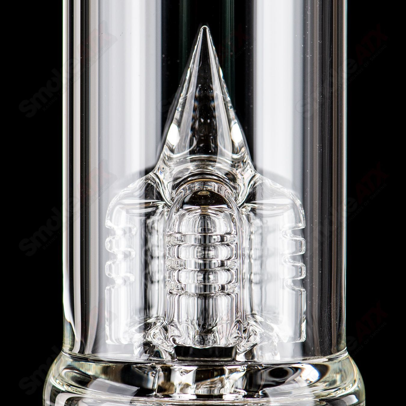 Clear Bishop Mini3 straight glass tube with Millie Sovereignty Glass design for smooth, high-quality smoking experience.