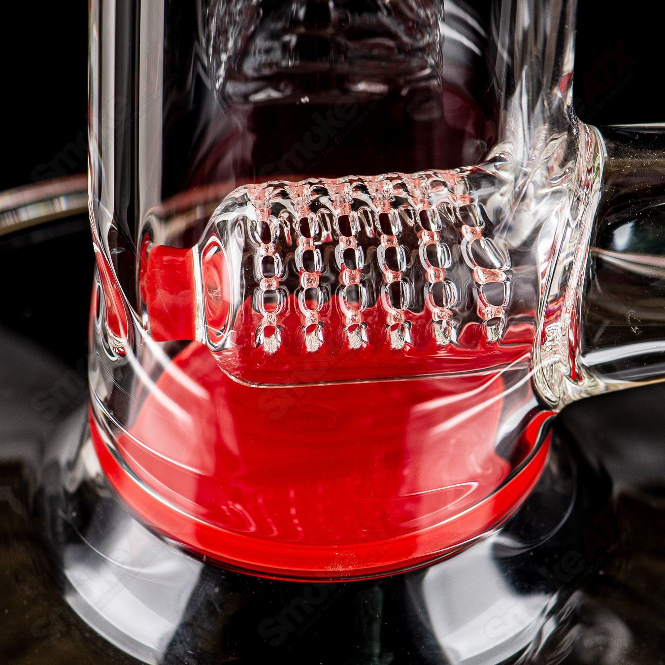 Sovereignty Glass Bishop Stemline Partial Accent straight glass tube with body reduction design and clear glass finish.