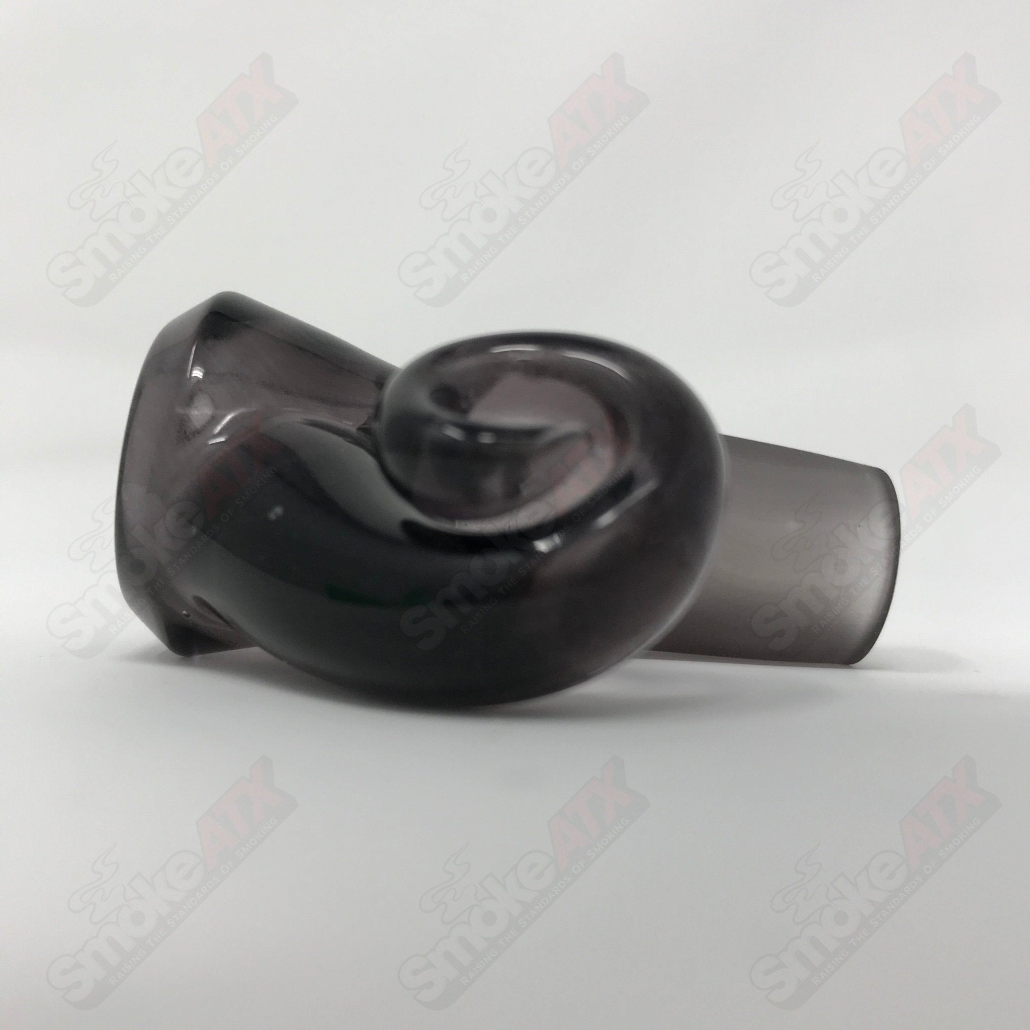 Black Ice UV Black T Glass 18mm Fully Worked Slide 2 - Smoke ATX