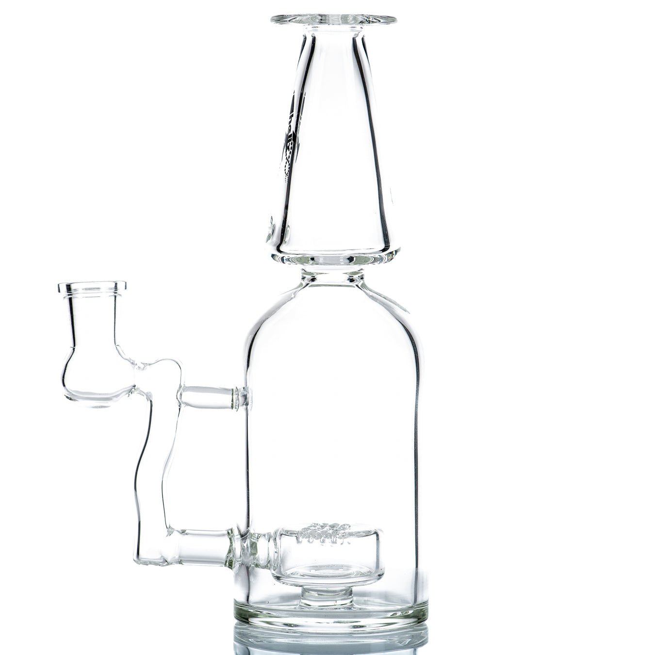 Black Label Bottle Rocket Bubbler by American Helix - Smoke ATX