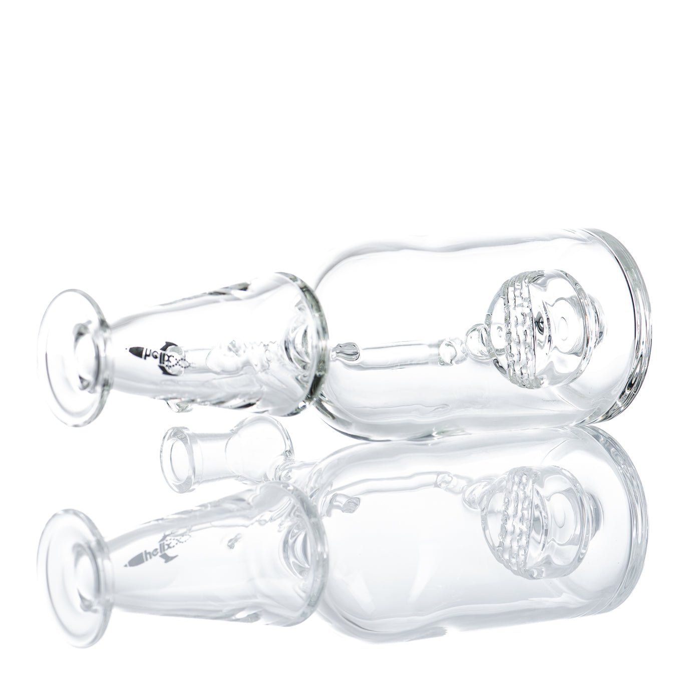 Black Label Bottle Rocket Bubbler by American Helix - Smoke ATX