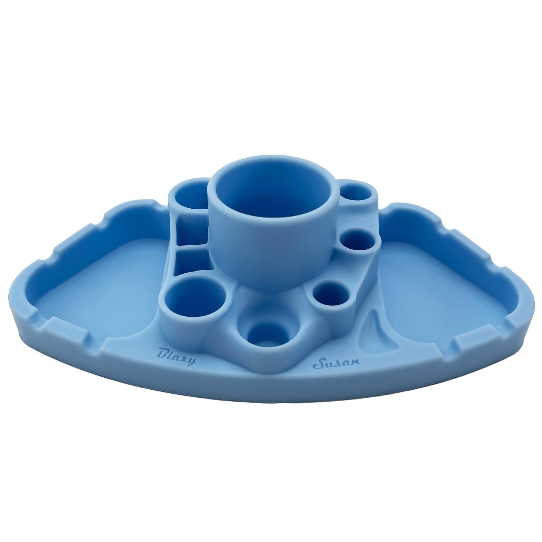 Blue Delux Dab Station Blazy Susan - Smoke ATX