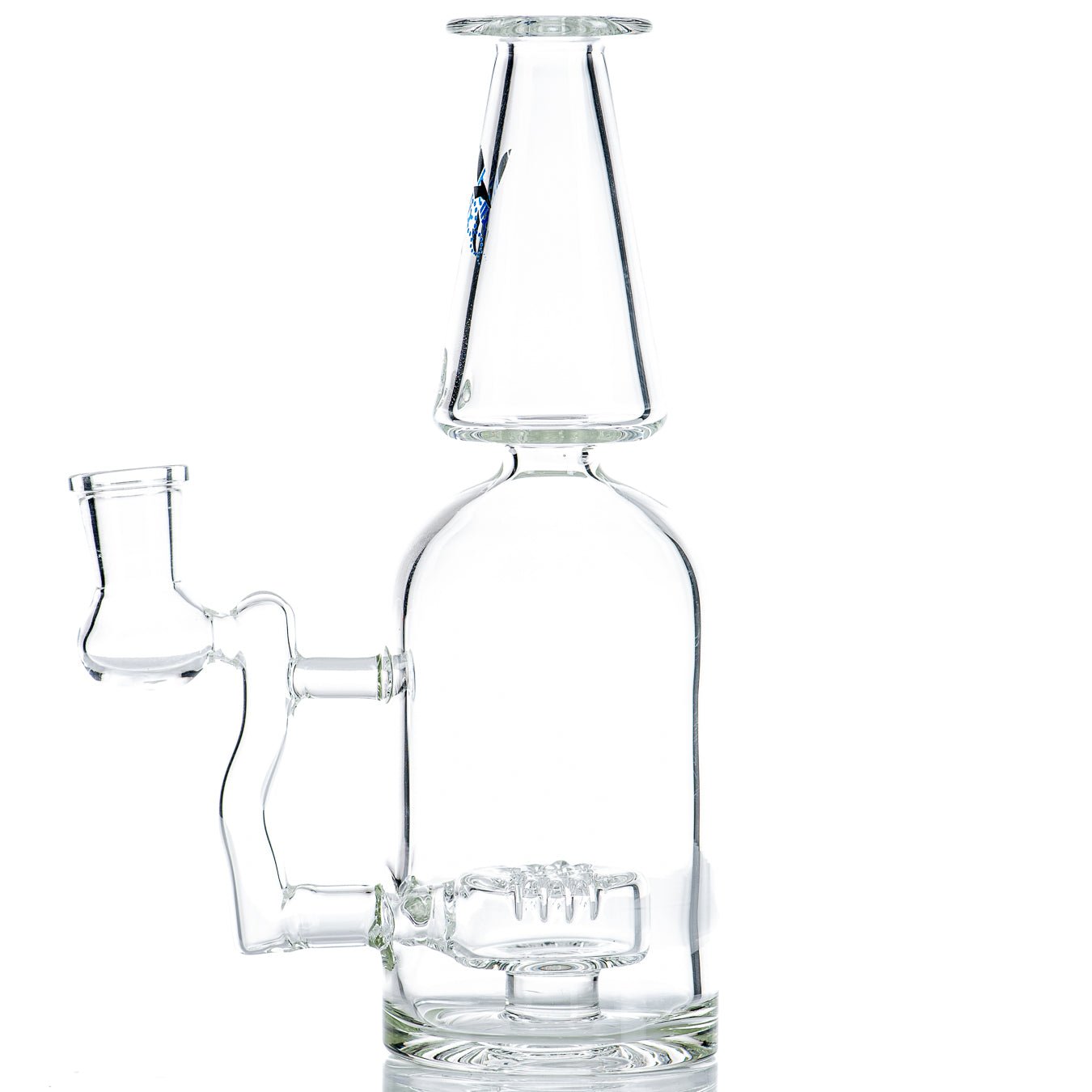 Blue Label Bottle Rocket Bubbler by American Helix - Smoke ATX