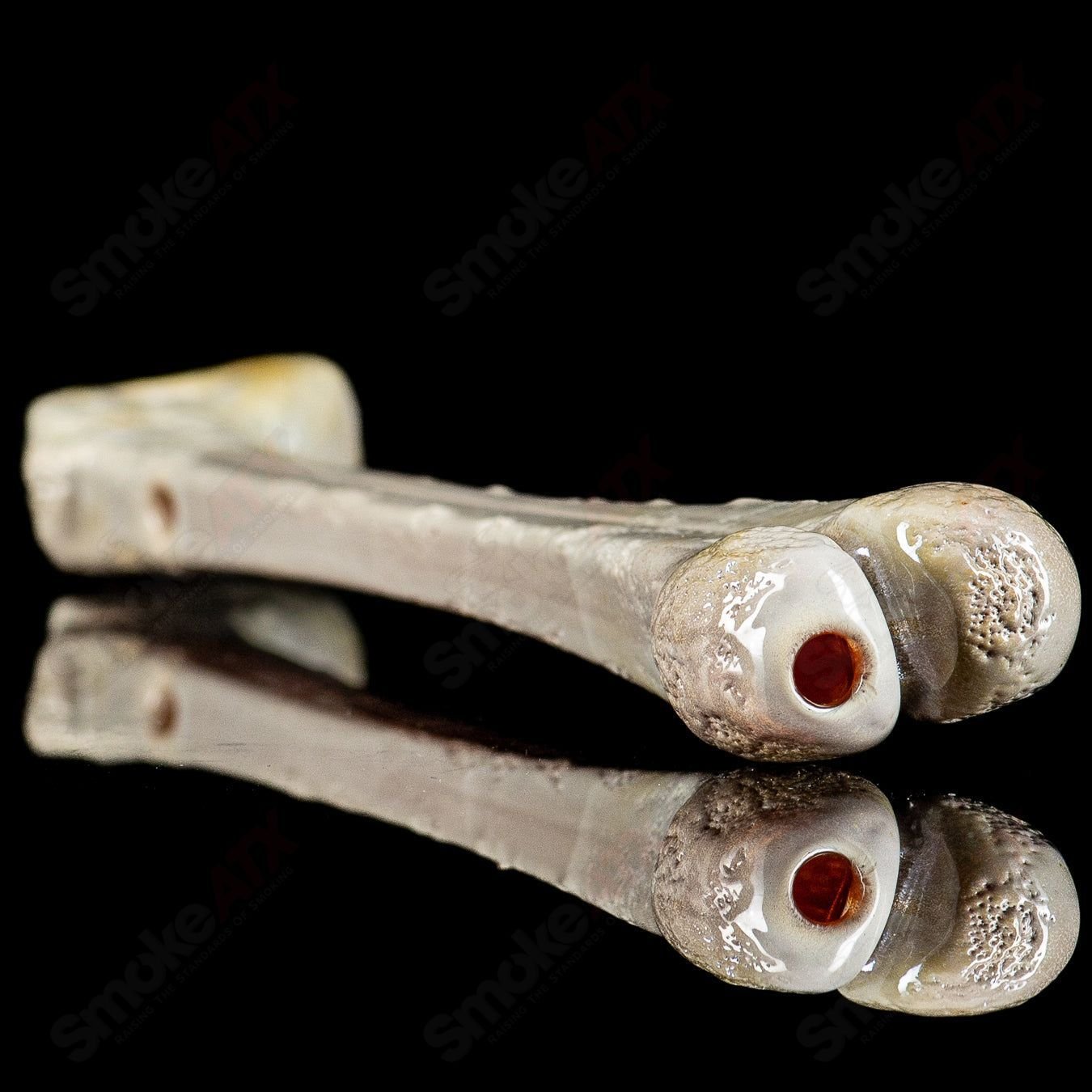 Bone Pipe Grime Glass - Smoke ATX