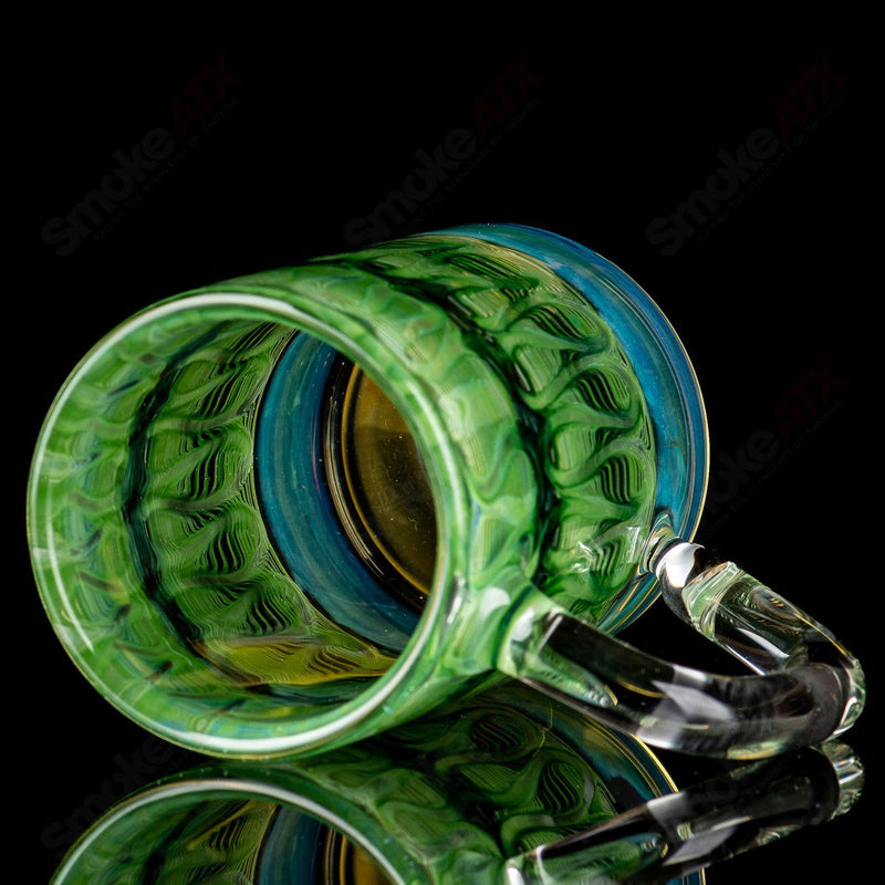 Green Wrap N Rake Mug by Ed Wolfe Glass - Smoke ATX