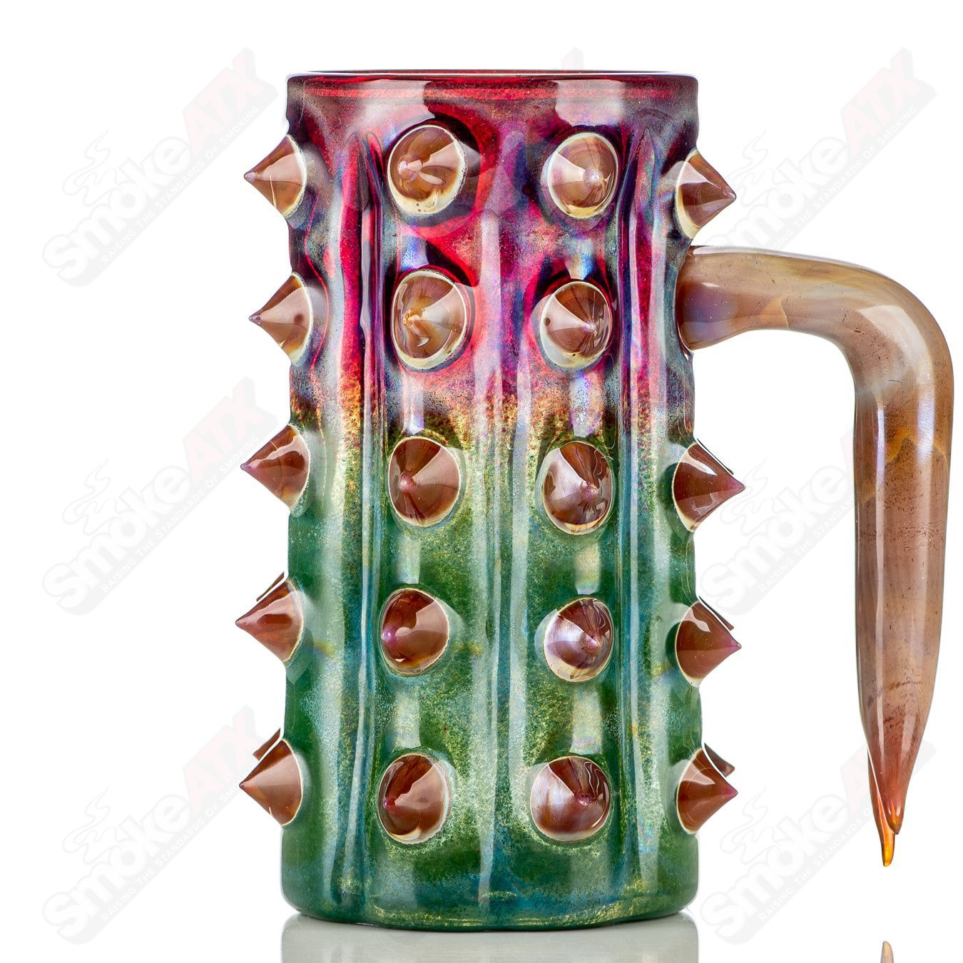 Cactus Beer Mug (Mixed Color) Unparalleled Glass - Smoke ATX