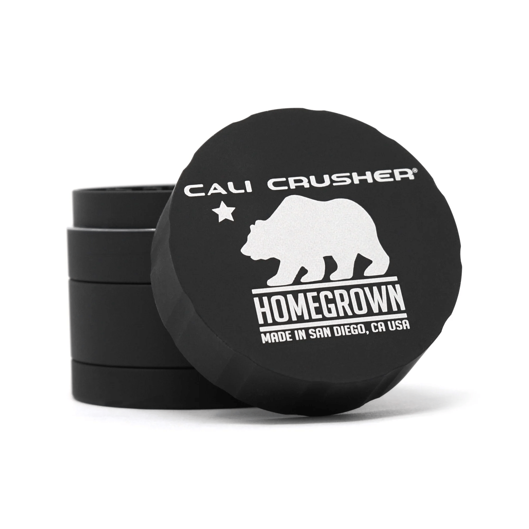 Cali Crusher 4pc Homegrown Black - Smoke ATX