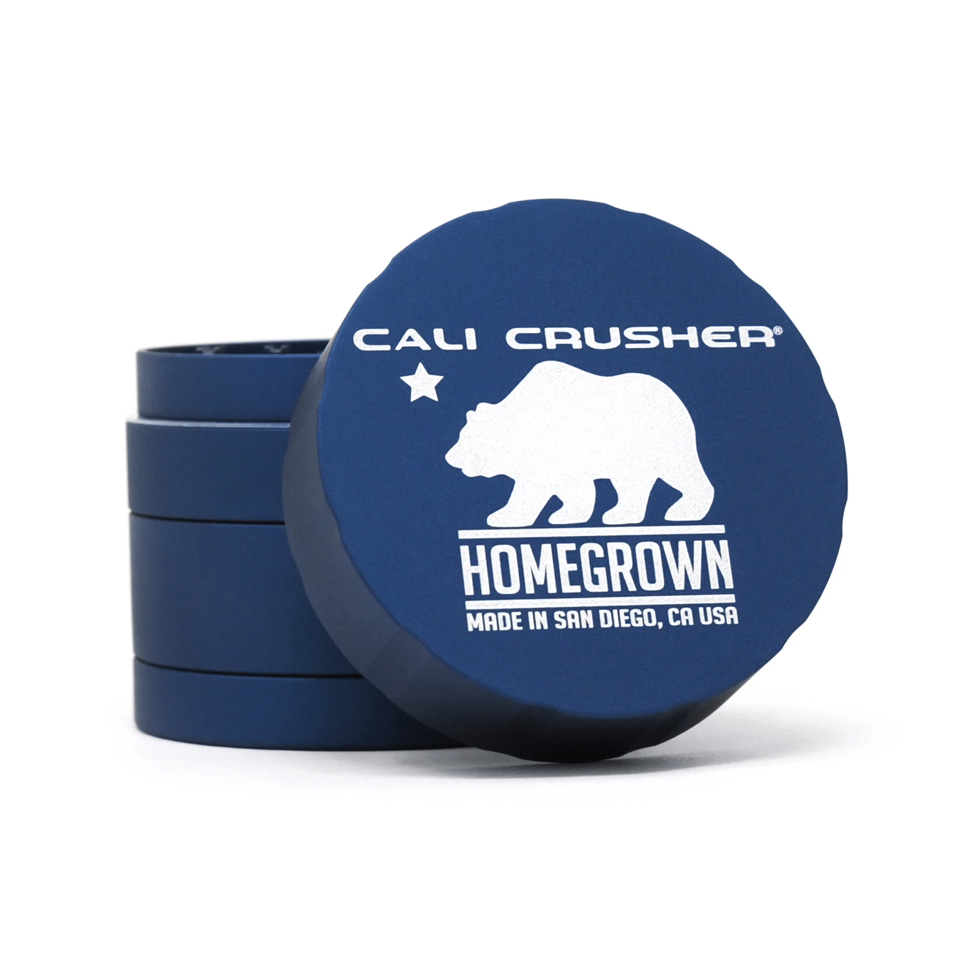Cali Crusher 4pc Homegrown Blue - Smoke ATX