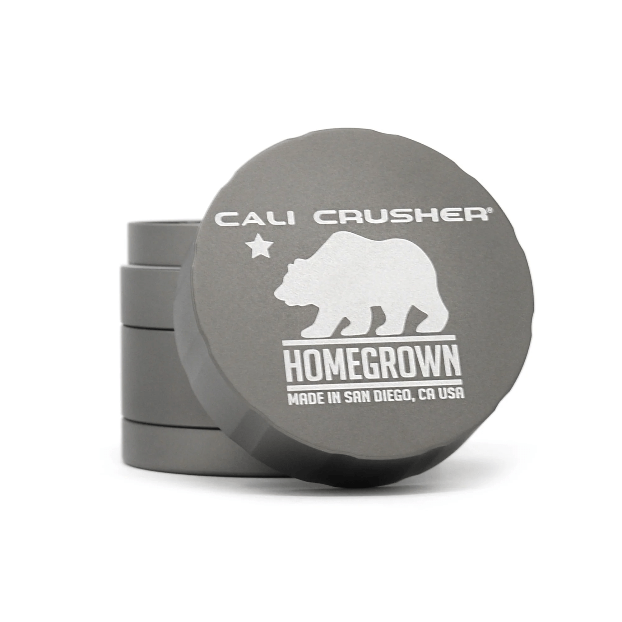 Cali Crusher 4pc Homegrown Grey - Smoke ATX
