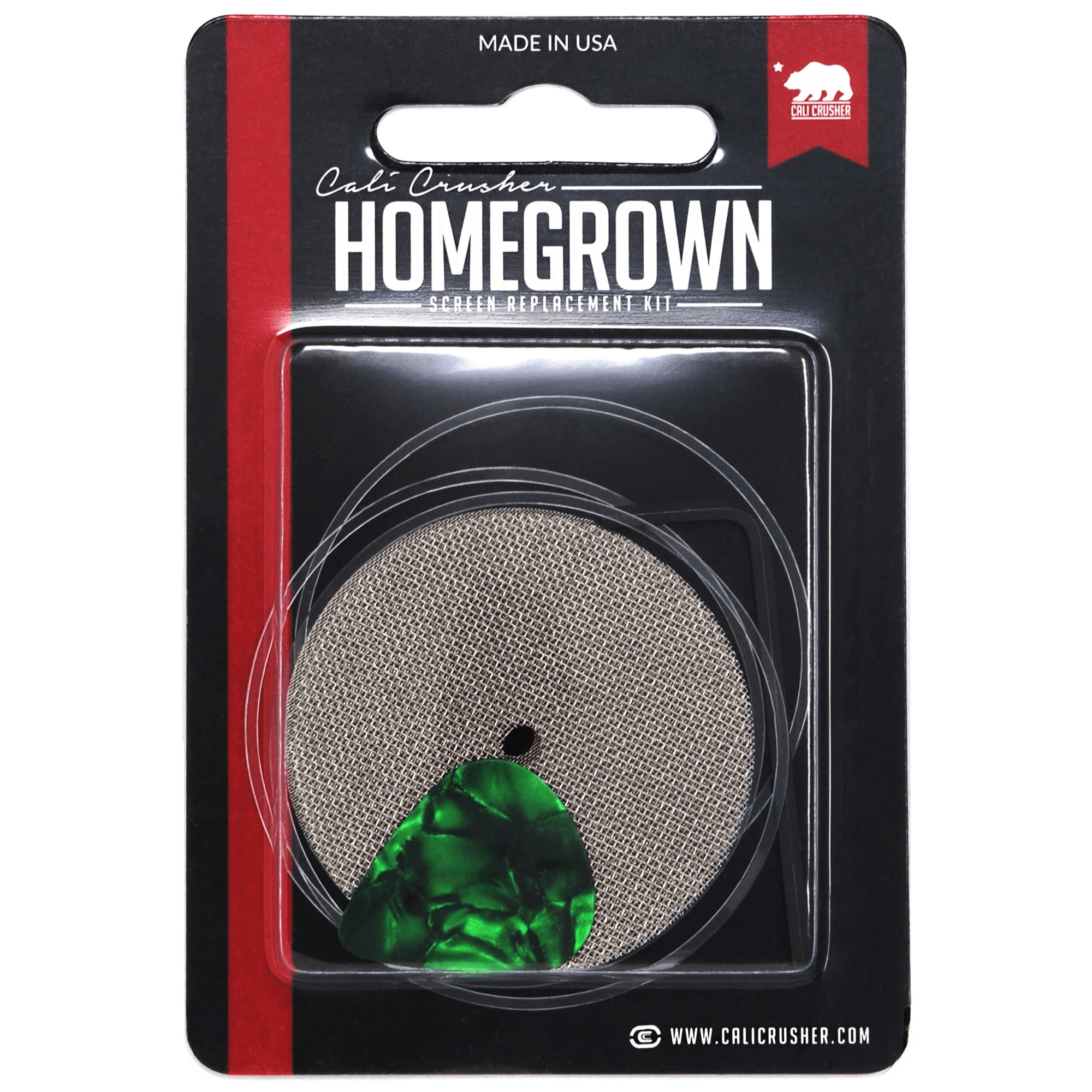 Cali Crusher Homegrown Screen Kit Pocket - Smoke ATX