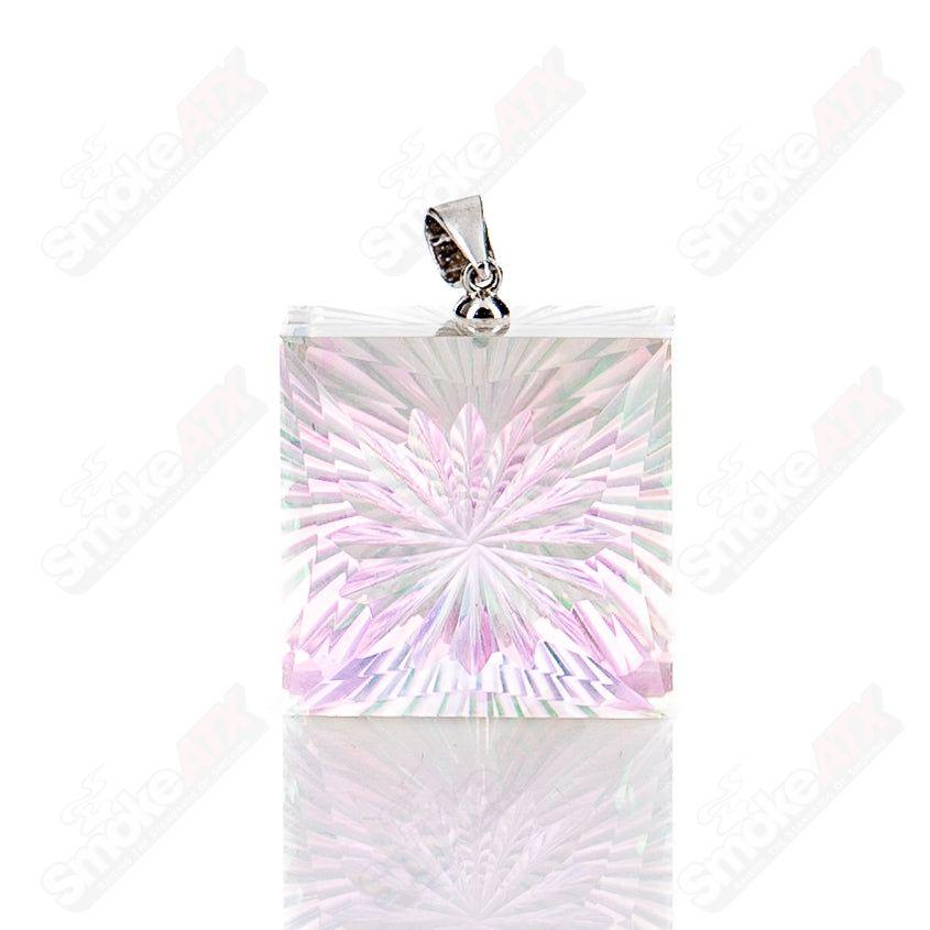 Fatal Facets Casto Fantasy Collab pendant, a colorful glass heady glass pendant with intricate design details.