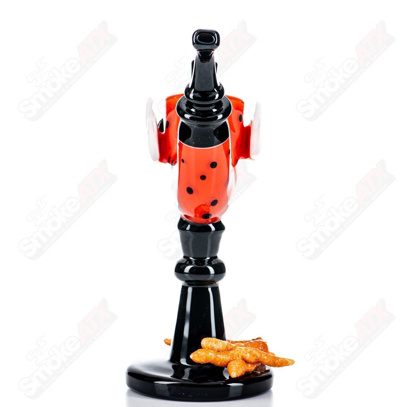 JMass Chesterlock Rudeboy Sherlocks heady glass pipe with detailed design and clear glass craftsmanship.